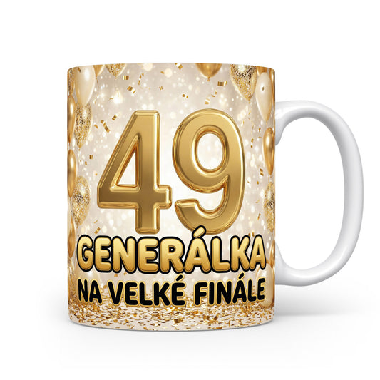 Narozeninový hrnek s číslem 49