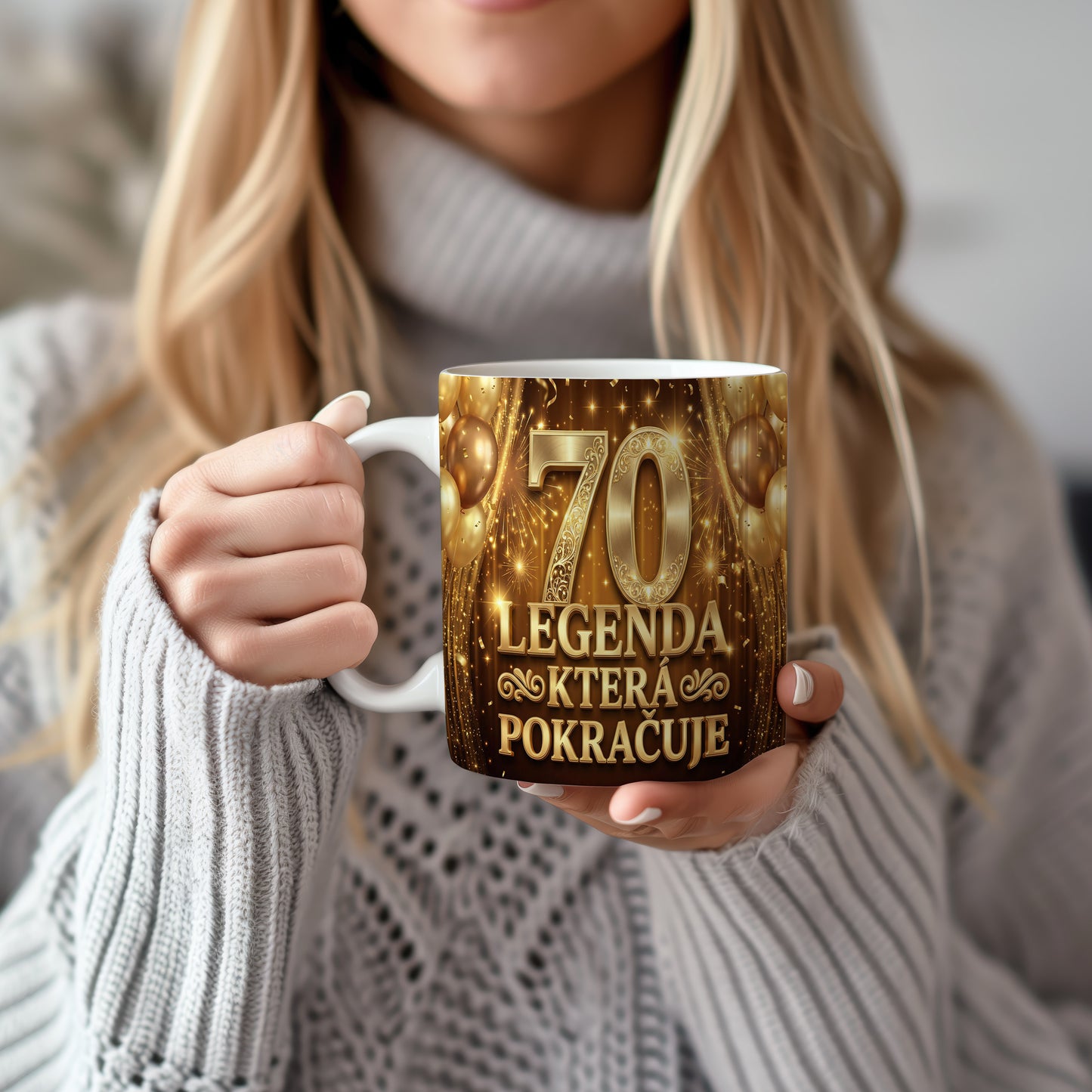 Narozeninový hrnek 70 let – LEGENDA KTERÁ POKRAČUJE