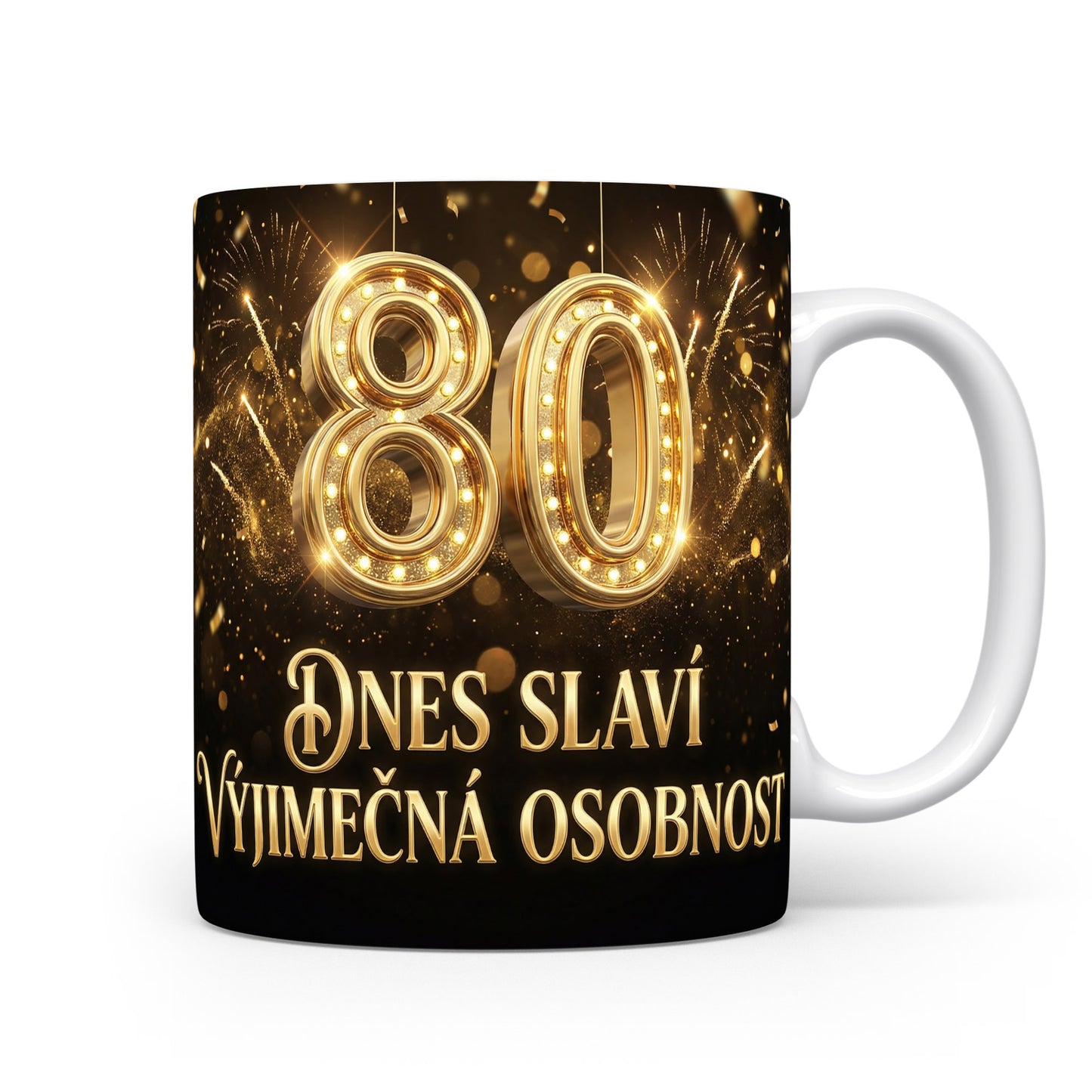 Hrnček s nápisem k 80. narozeninám
