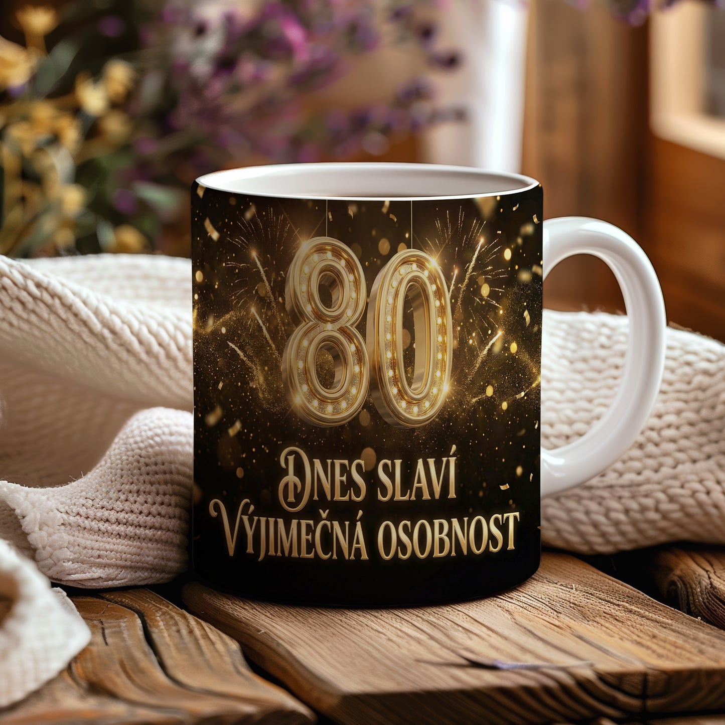 Narozeninový hrnek 80 let – DNES SLAVÍ VÝJIMEČNÁ OSOBNOST