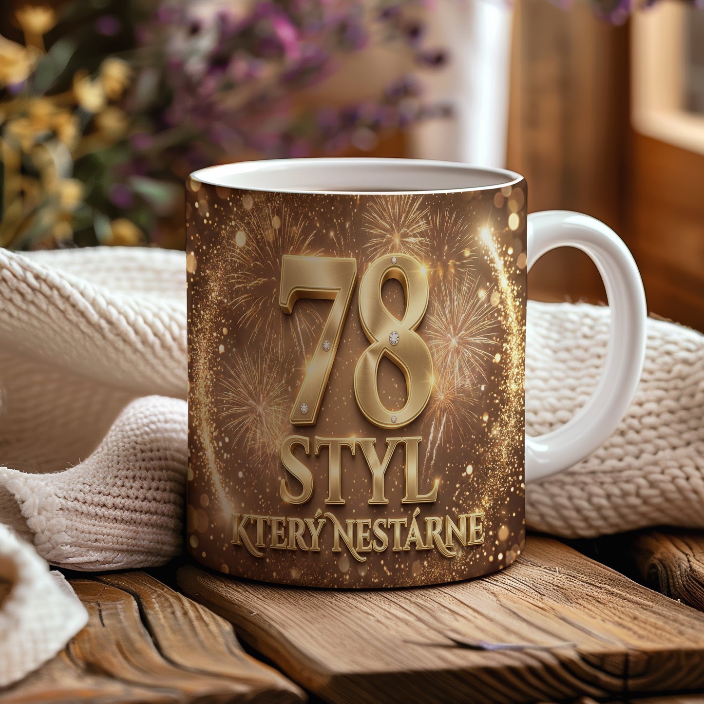 Narozeninový hrnek 78 let – STYL, KTERÝ NESTÁRNE