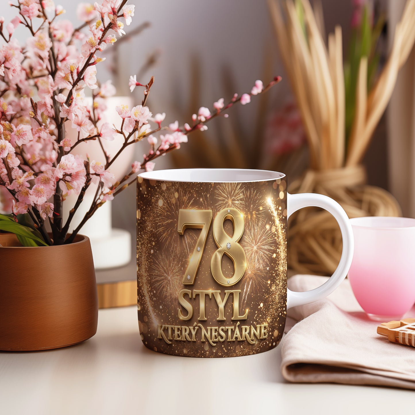Narozeninový hrnek 78 let – STYL, KTERÝ NESTÁRNE
