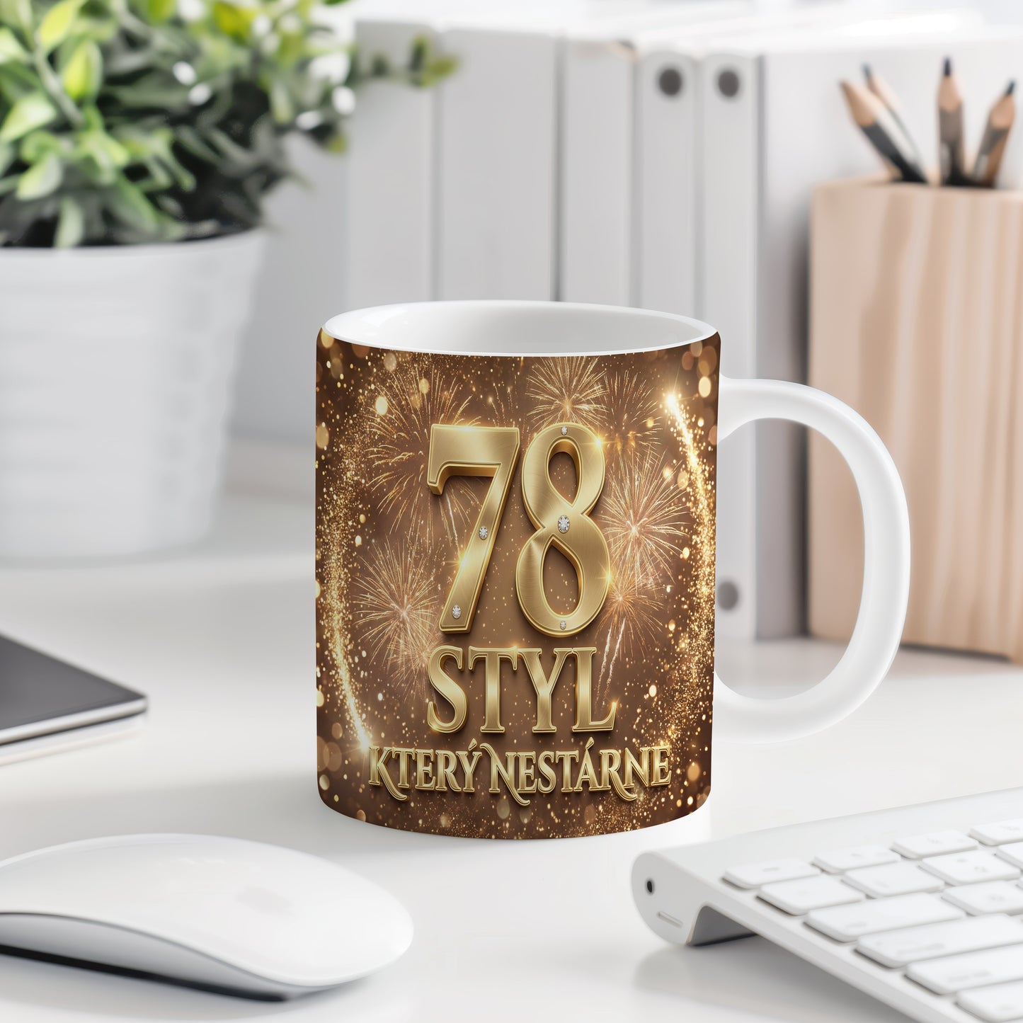 Narozeninový hrnek 78 let – STYL, KTERÝ NESTÁRNE