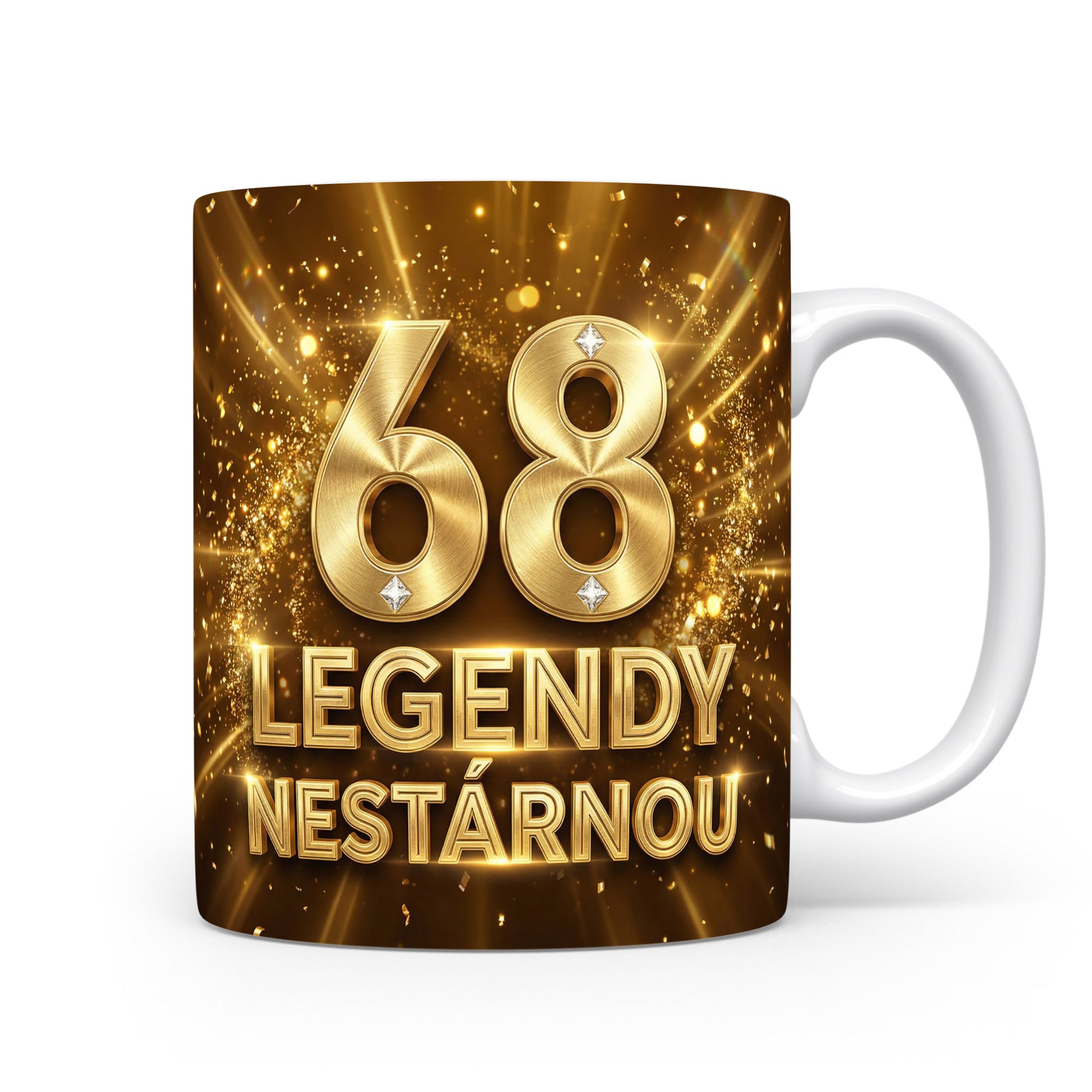 Narozeninový hrnek 68 LEGENDY NESTÁRNOU