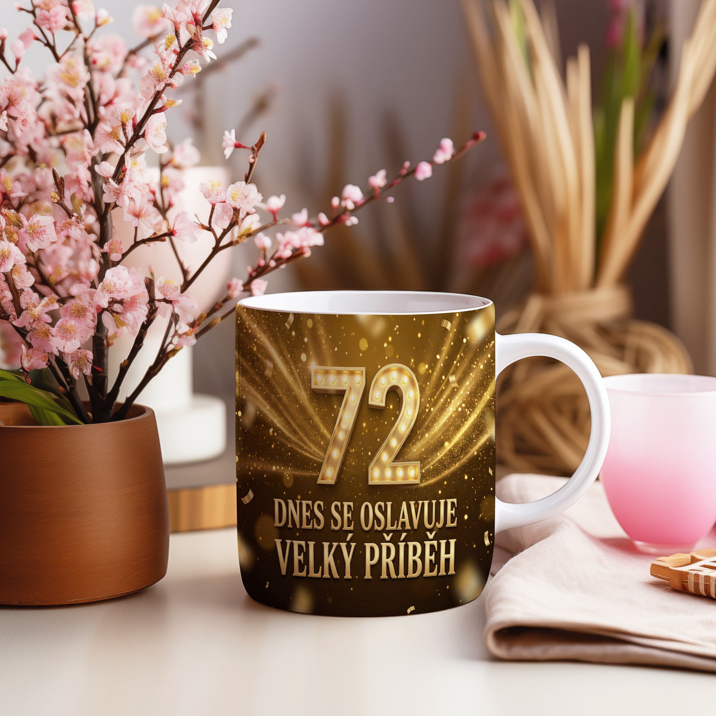 Narozeninový hrnek 72 let – DNES SE OSLAVUJE VELKÝ PŘÍBĚH