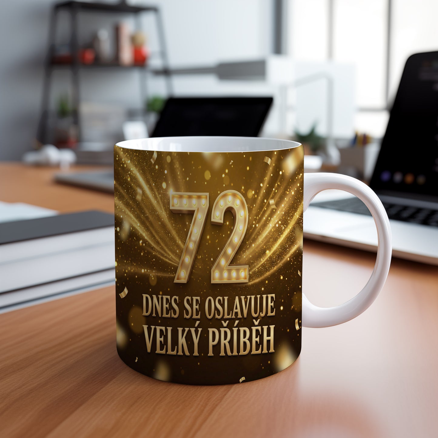 Narozeninový hrnek 72 let – DNES SE OSLAVUJE VELKÝ PŘÍBĚH