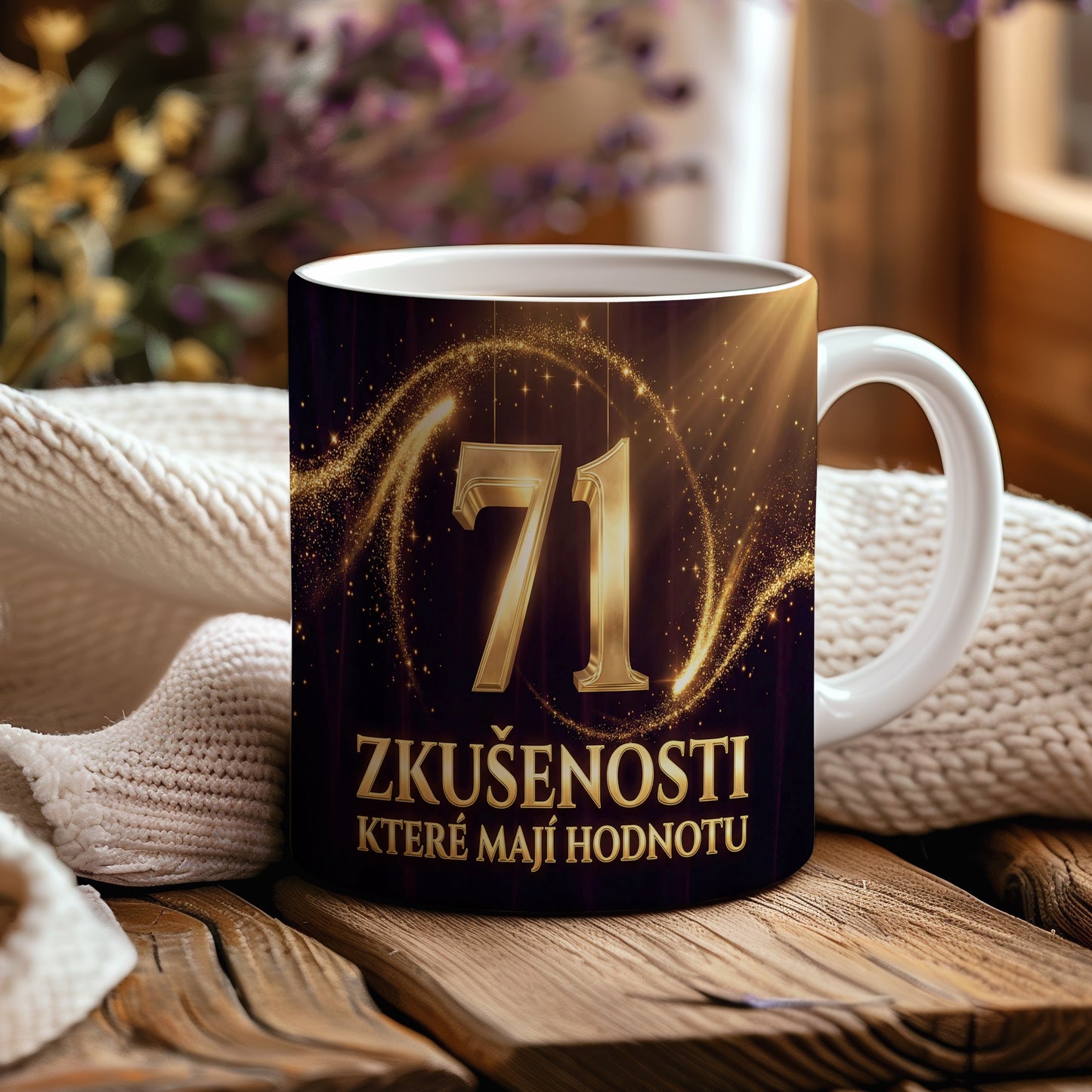 Narozeninový hrnek 71 let – ZKUŠENOSTI KTERÉ MAJÍ HODNOTU