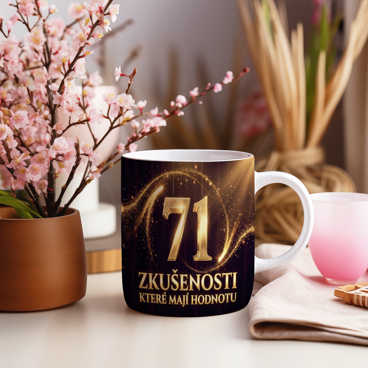Narozeninový hrnek 71 let – ZKUŠENOSTI KTERÉ MAJÍ HODNOTU
