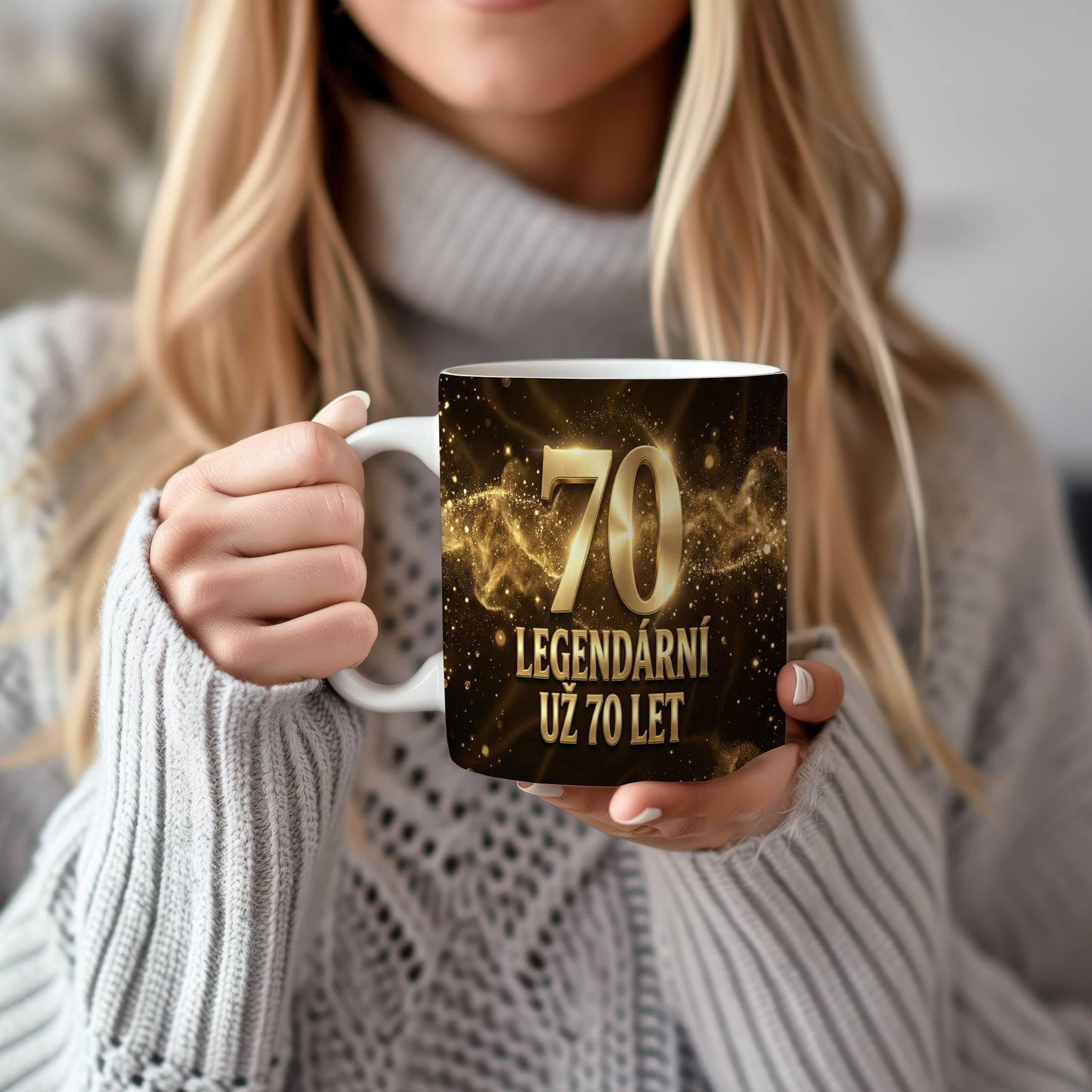 Narozeninový hrnek 70 let – LEGENDÁRNÍ UŽ 70 LET