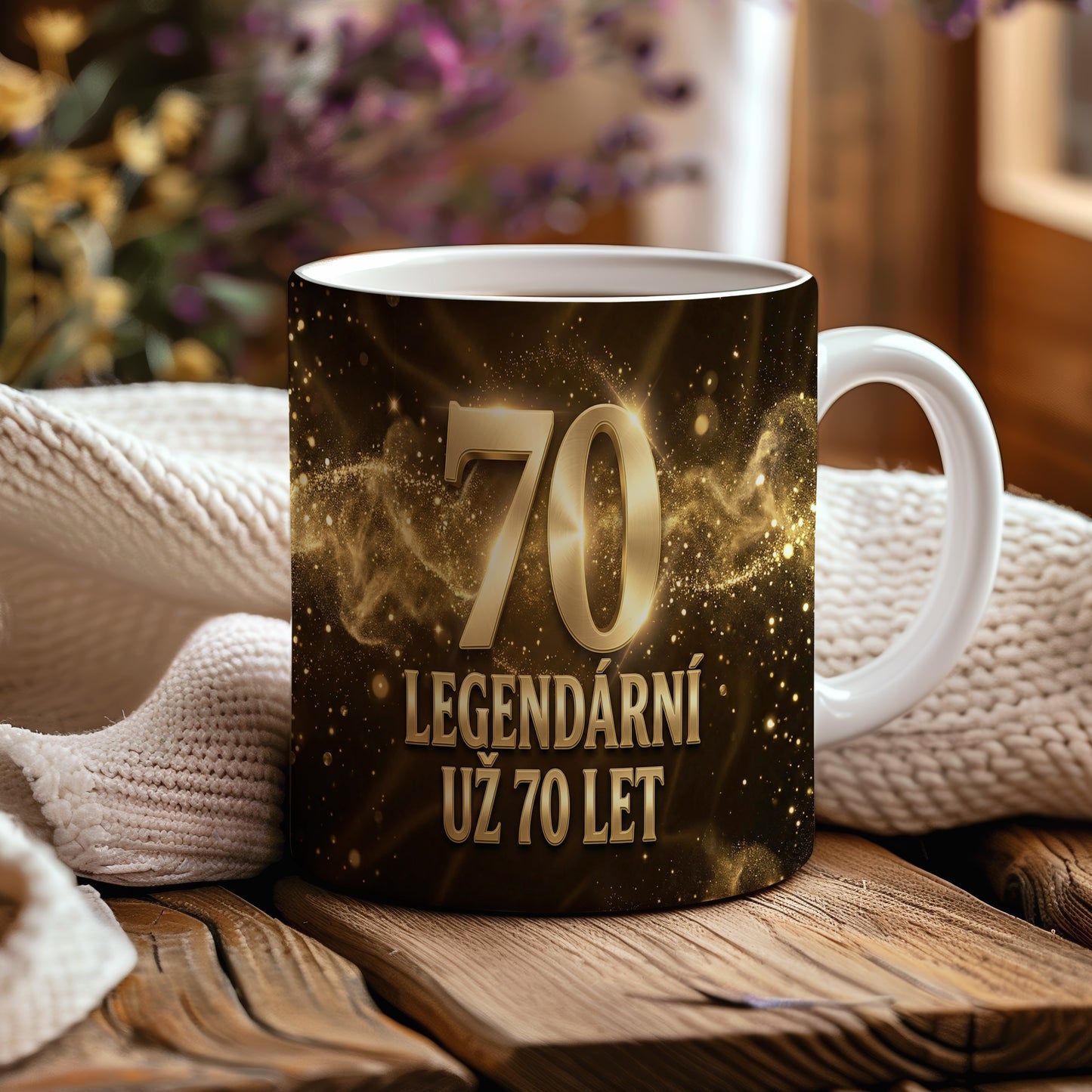 Narozeninový hrnek 70 let – LEGENDÁRNÍ UŽ 70 LET