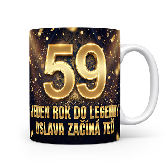 Narozeninový hrnek s číslem 59