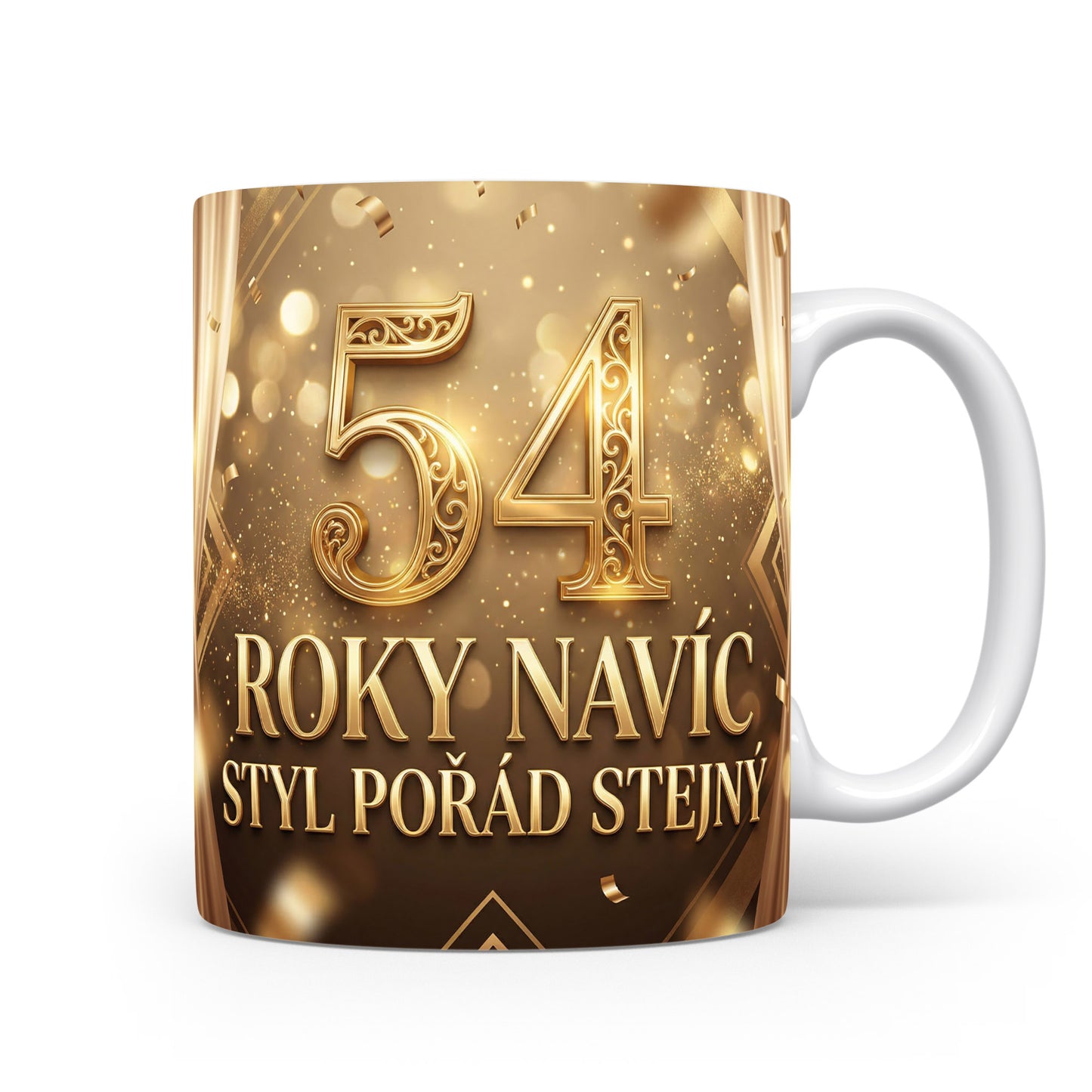 Narozeninový hrnek s číslem 54