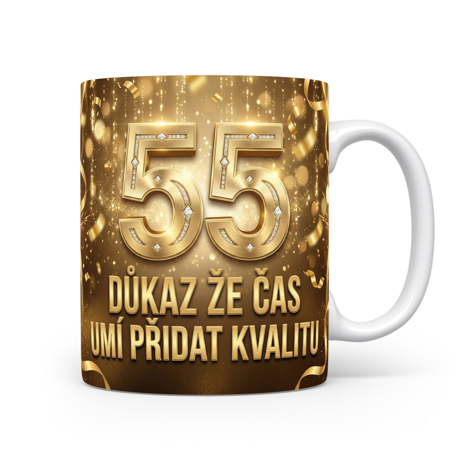 Narozeninový hrnek s číslem 55