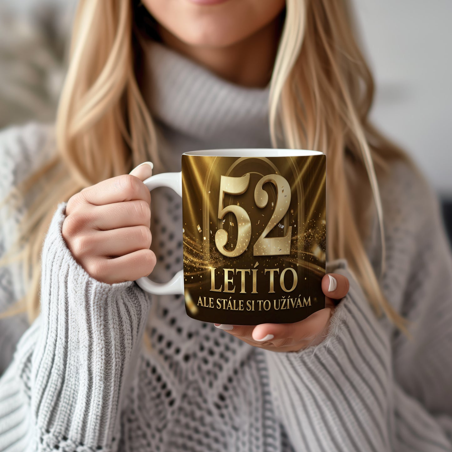 Narozeninový hrnek 52 let – LETÍ TO ALE STÁLE SI TO UŽÍVÁM