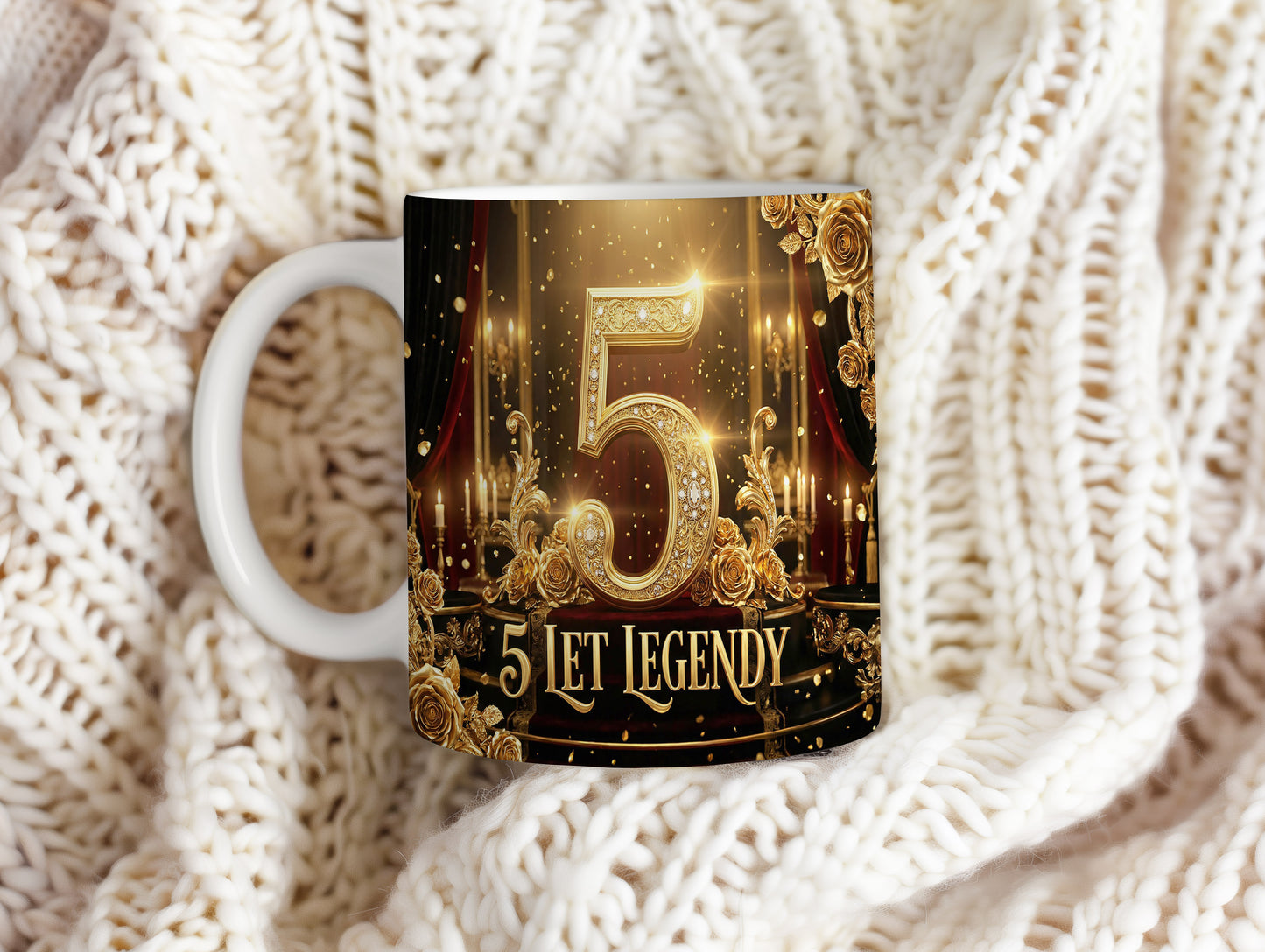 Narozeninový hrnek 5 let – 5 LET LEGENDY