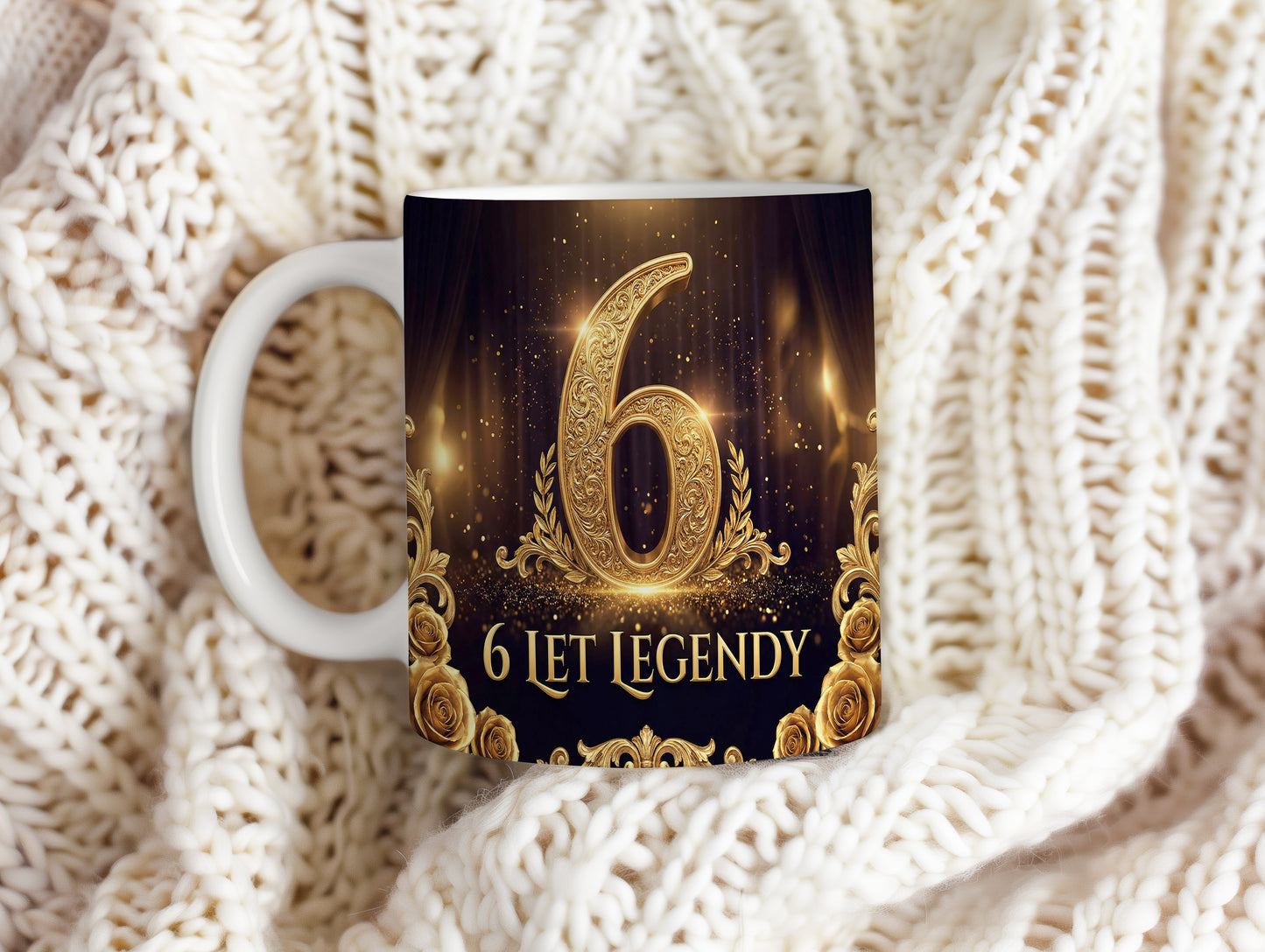 Narozeninový hrnek 6 let – 6 LET LEGENDY