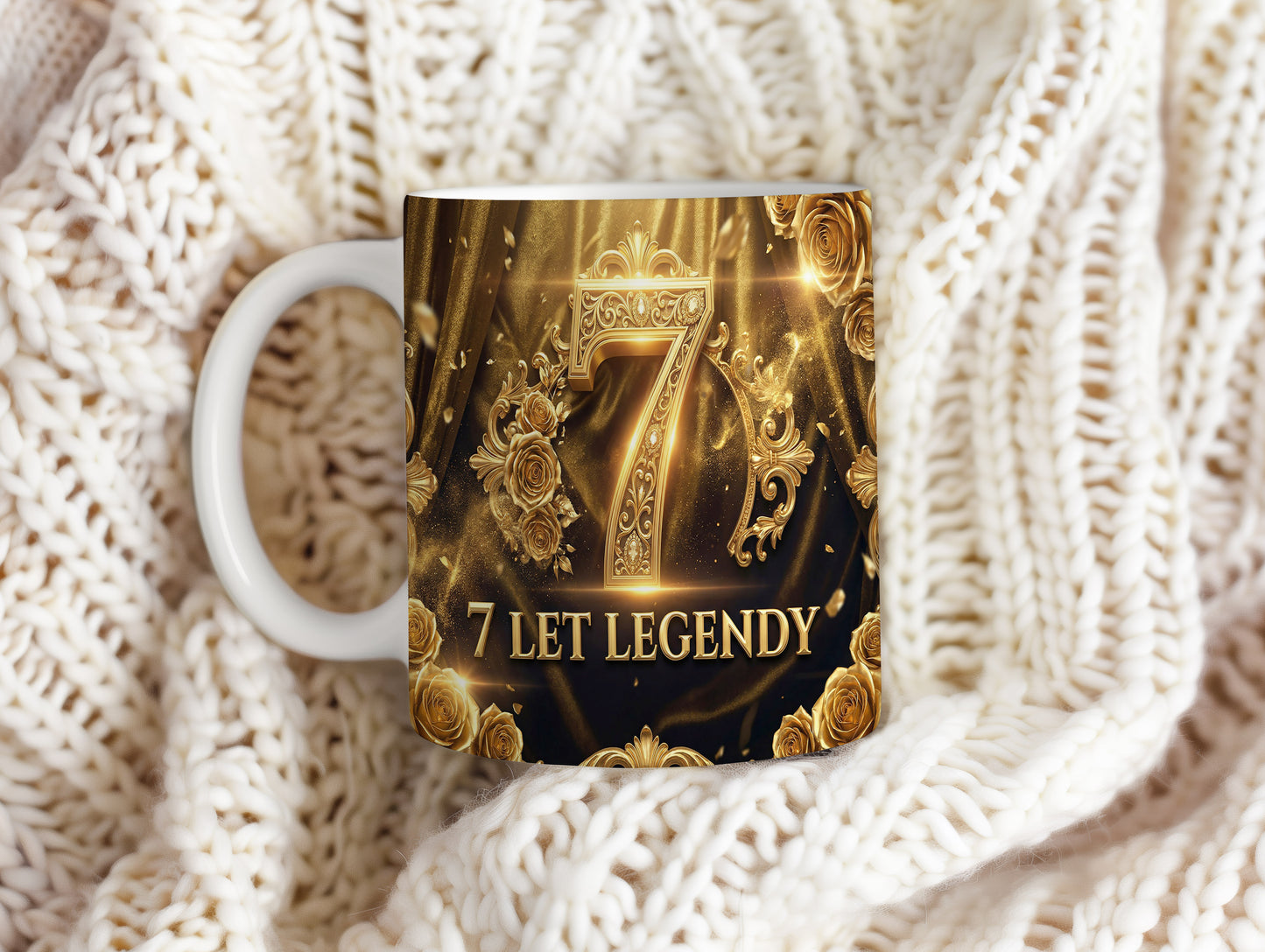 Narozeninový hrnek 7 let – 7 LET LEGENDY