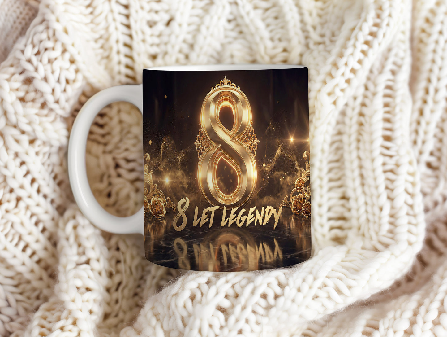 Narozeninový hrnek 8 let – 8 LET LEGENDY