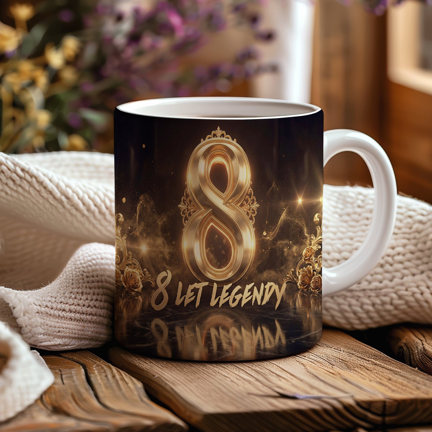 Narozeninový hrnek 8 let – 8 LET LEGENDY