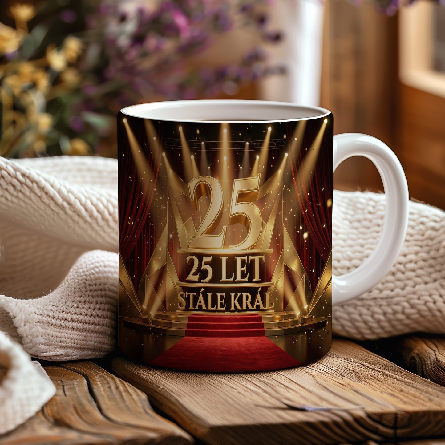 Narozeninový hrnek 25 let – STÁLE KRÁL