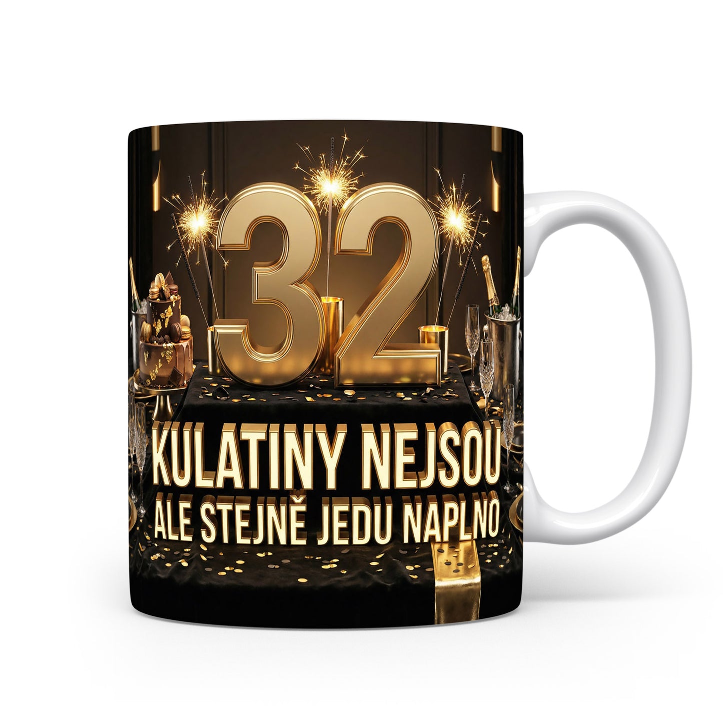 Narozeninový hrnek s číslem 32