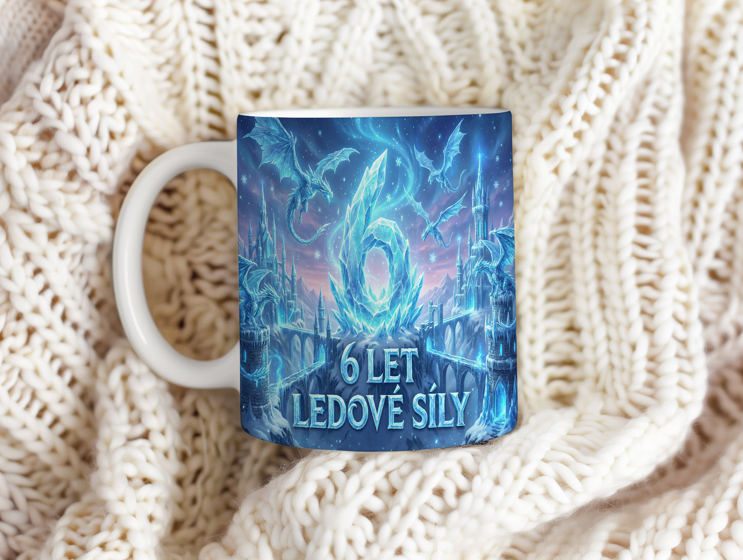 Narozeninový hrnek 6 let – LEDOVÉ SÍLY