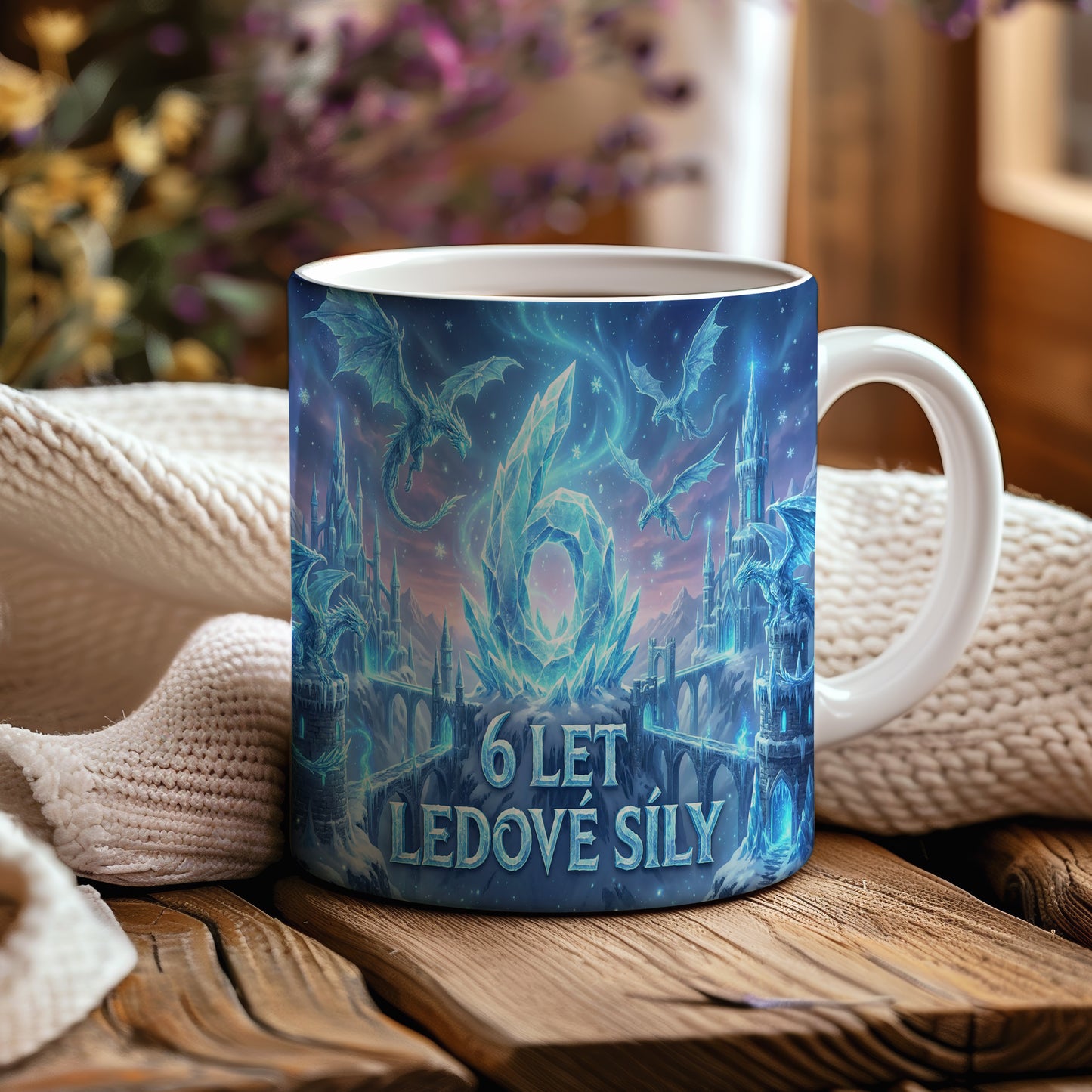 Narozeninový hrnek 6 let – LEDOVÉ SÍLY
