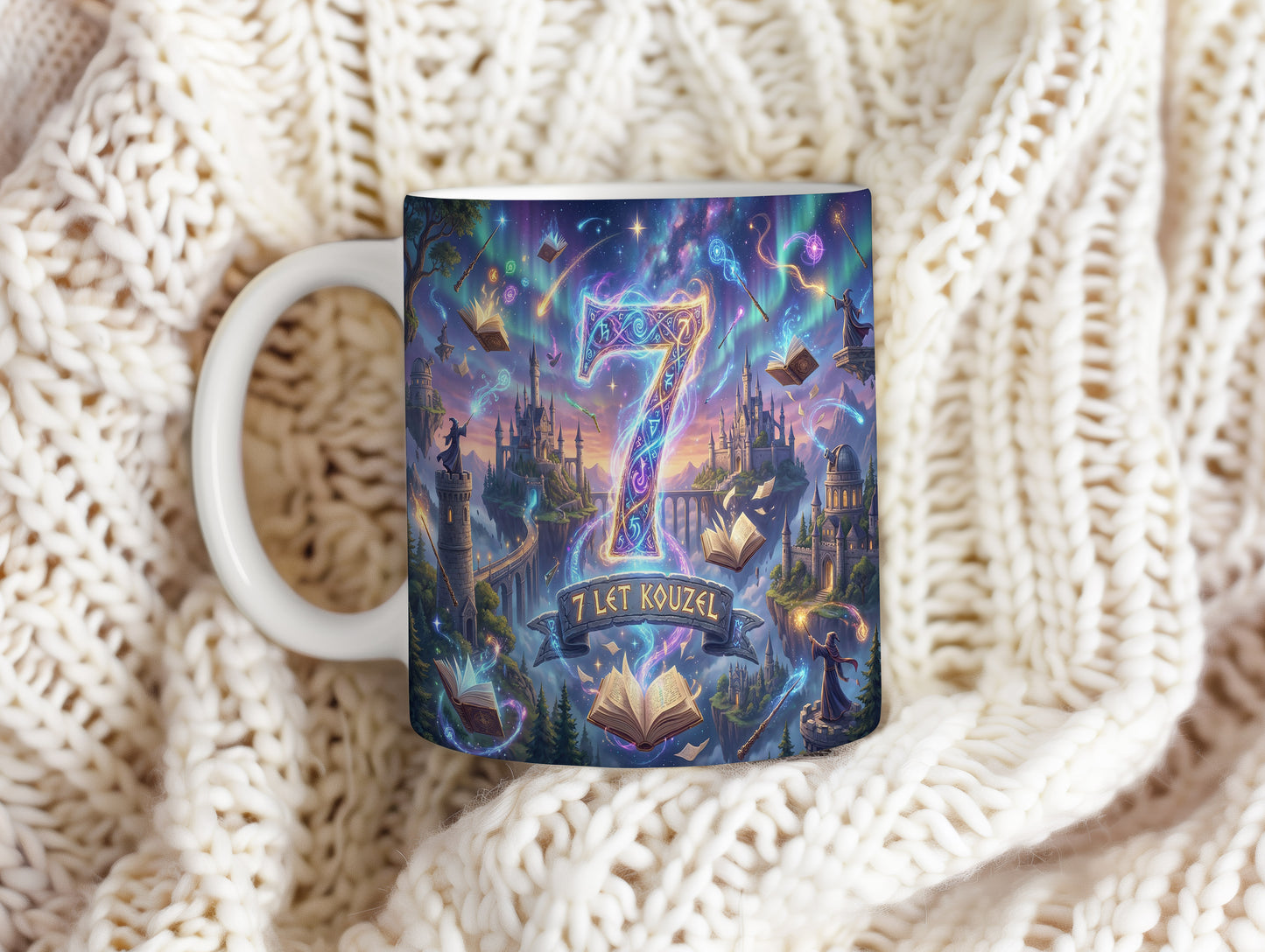 Narozeninový hrnek 7 let – 7 LET KOUZEL