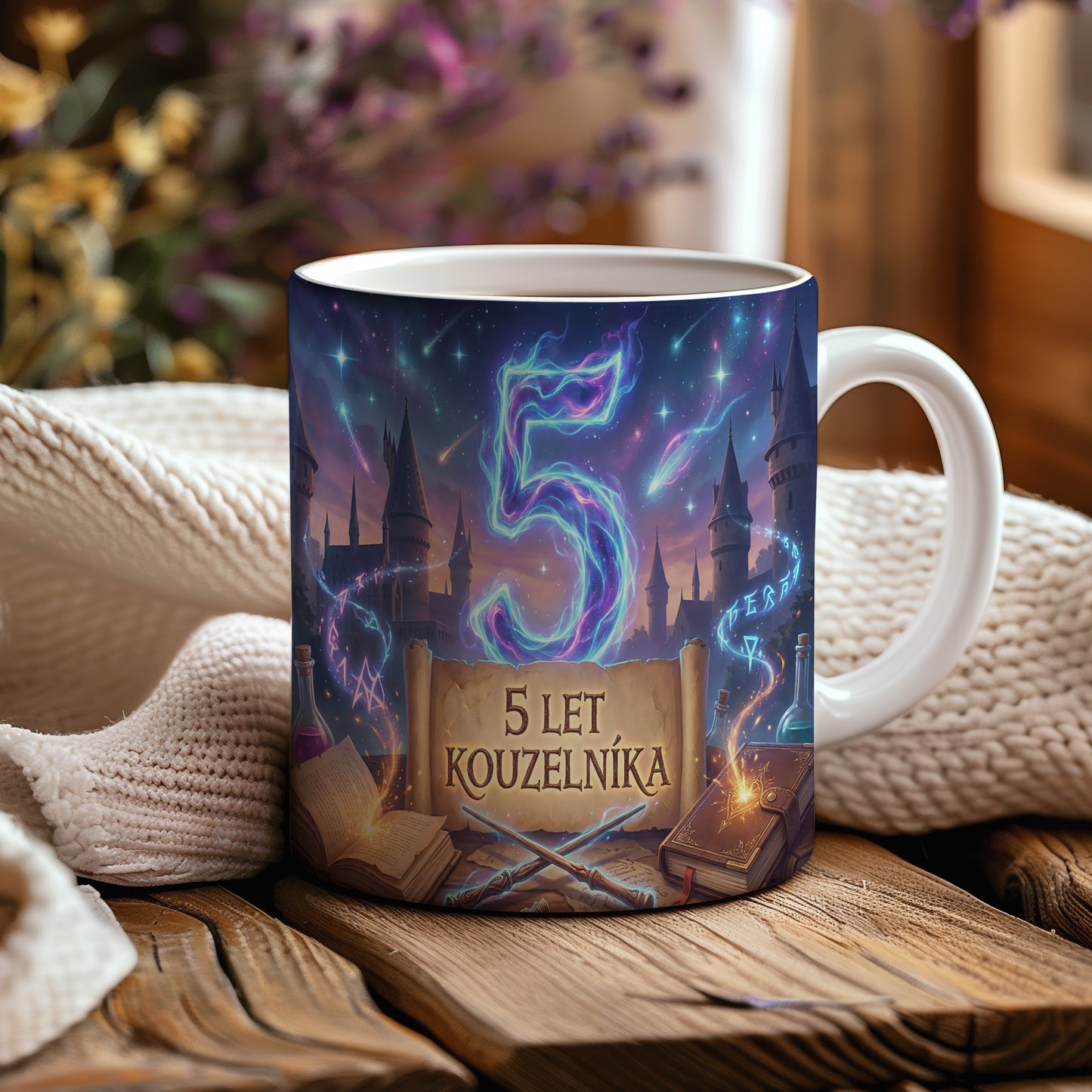 Narozeninový hrnek 5 let – 5 LET KOUZELNÍKA