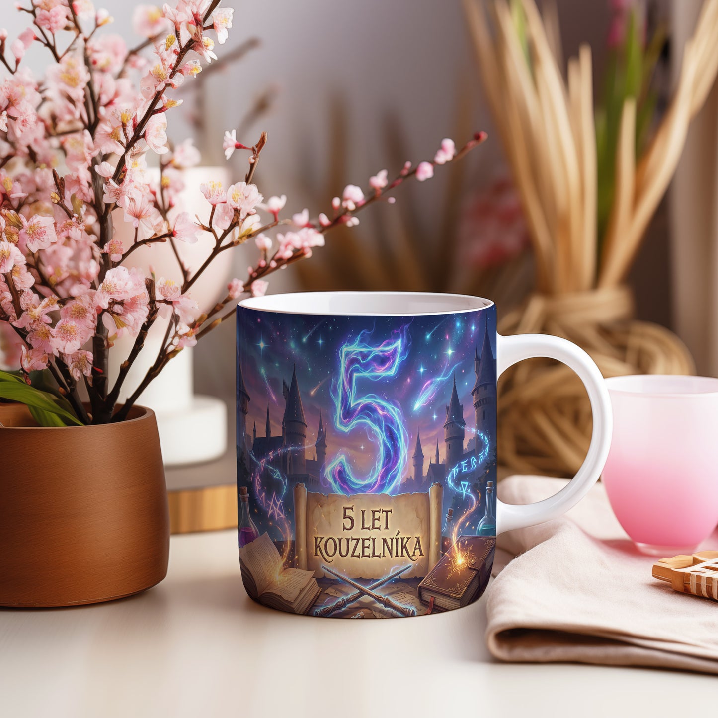 Narozeninový hrnek 5 let – 5 LET KOUZELNÍKA