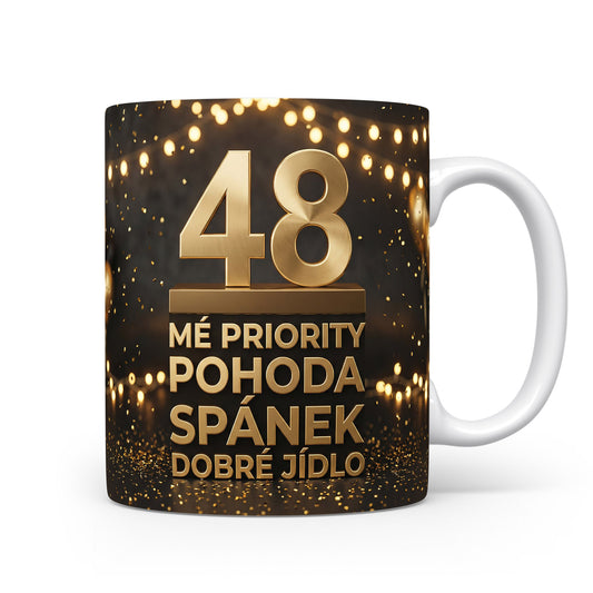 Narozeninový hrnek s číslem 48