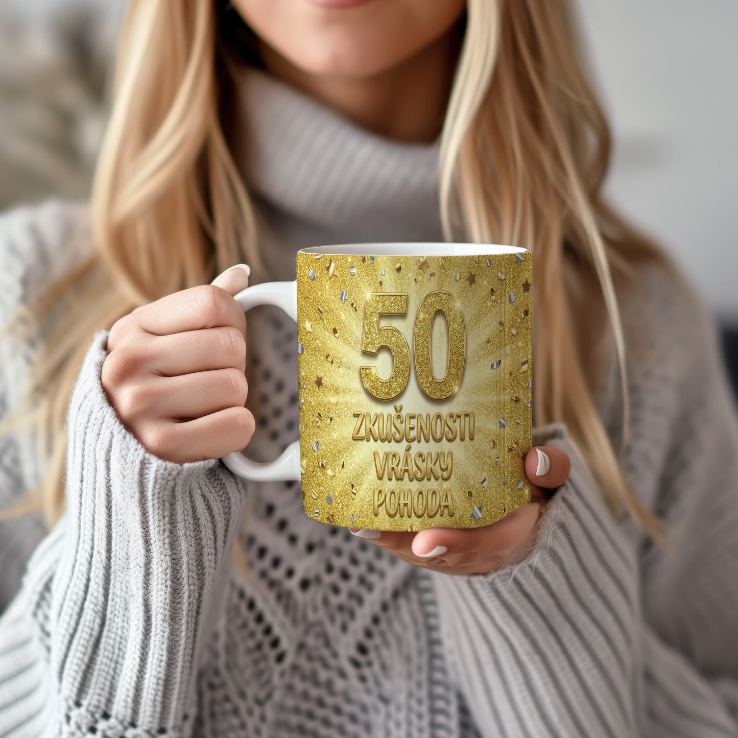 Narozeninový hrnek 50 let – ZKUŠENOSTI VRÁSKY POHODA