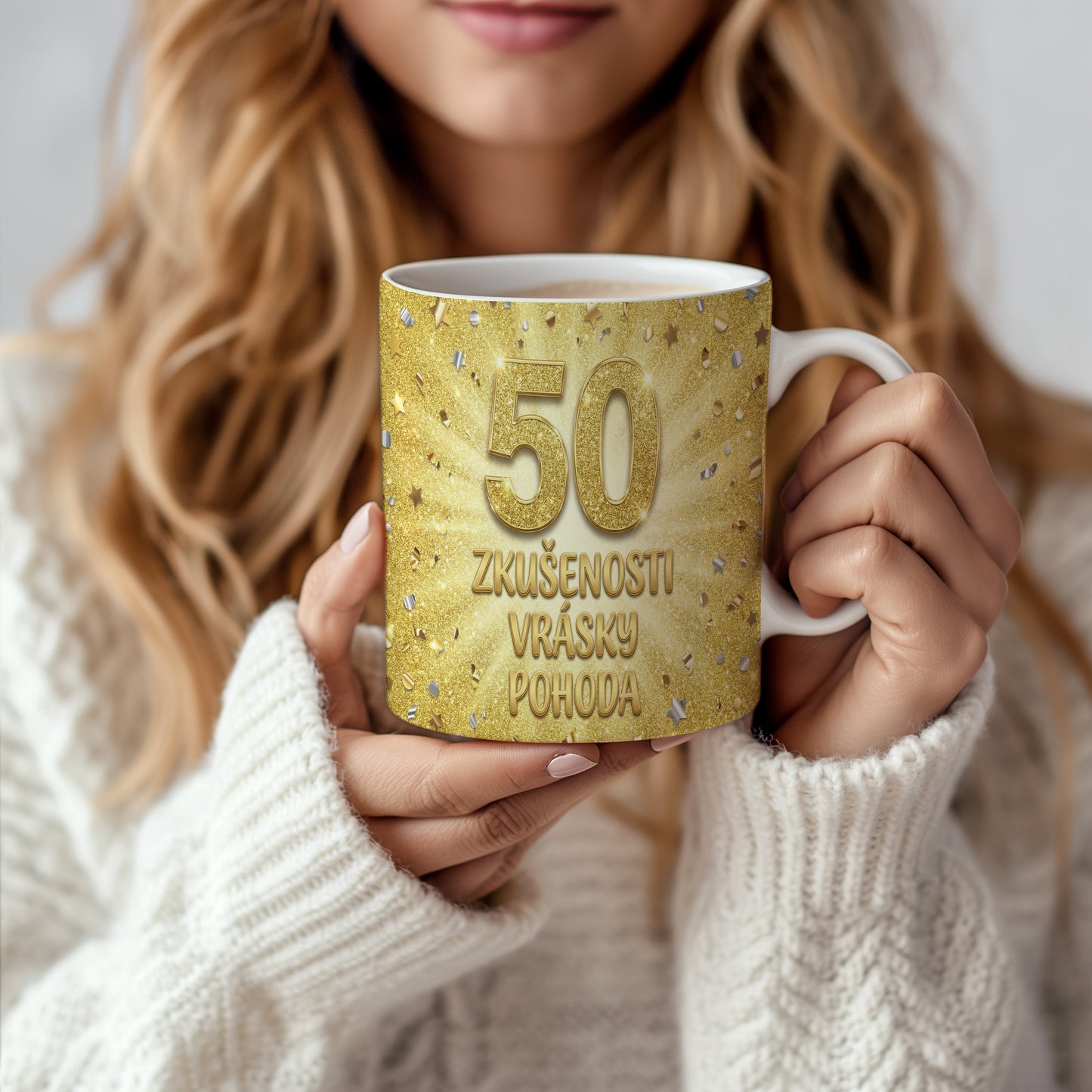 Narozeninový hrnek 50 let – ZKUŠENOSTI VRÁSKY POHODA