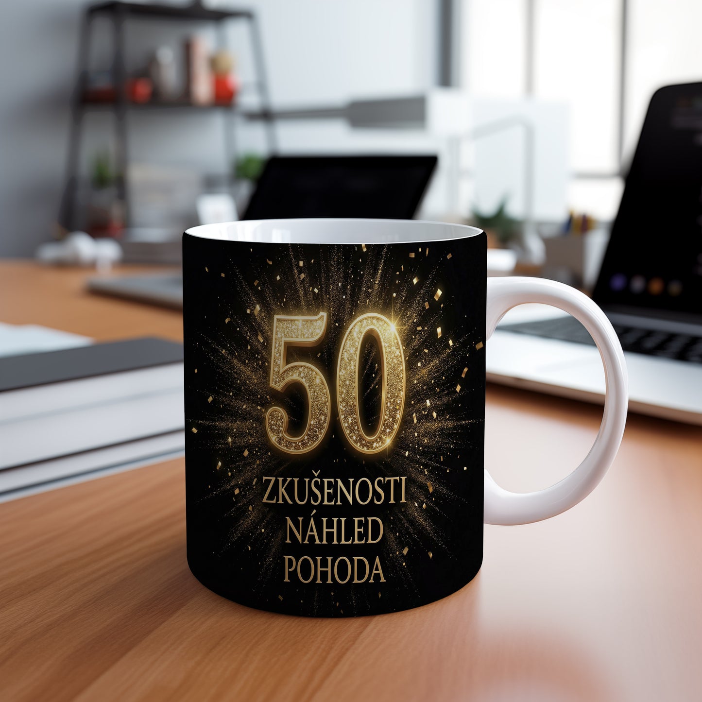 Narozeninový hrnek 50 let – ZKUŠENOSTI NÁHLED POHODA