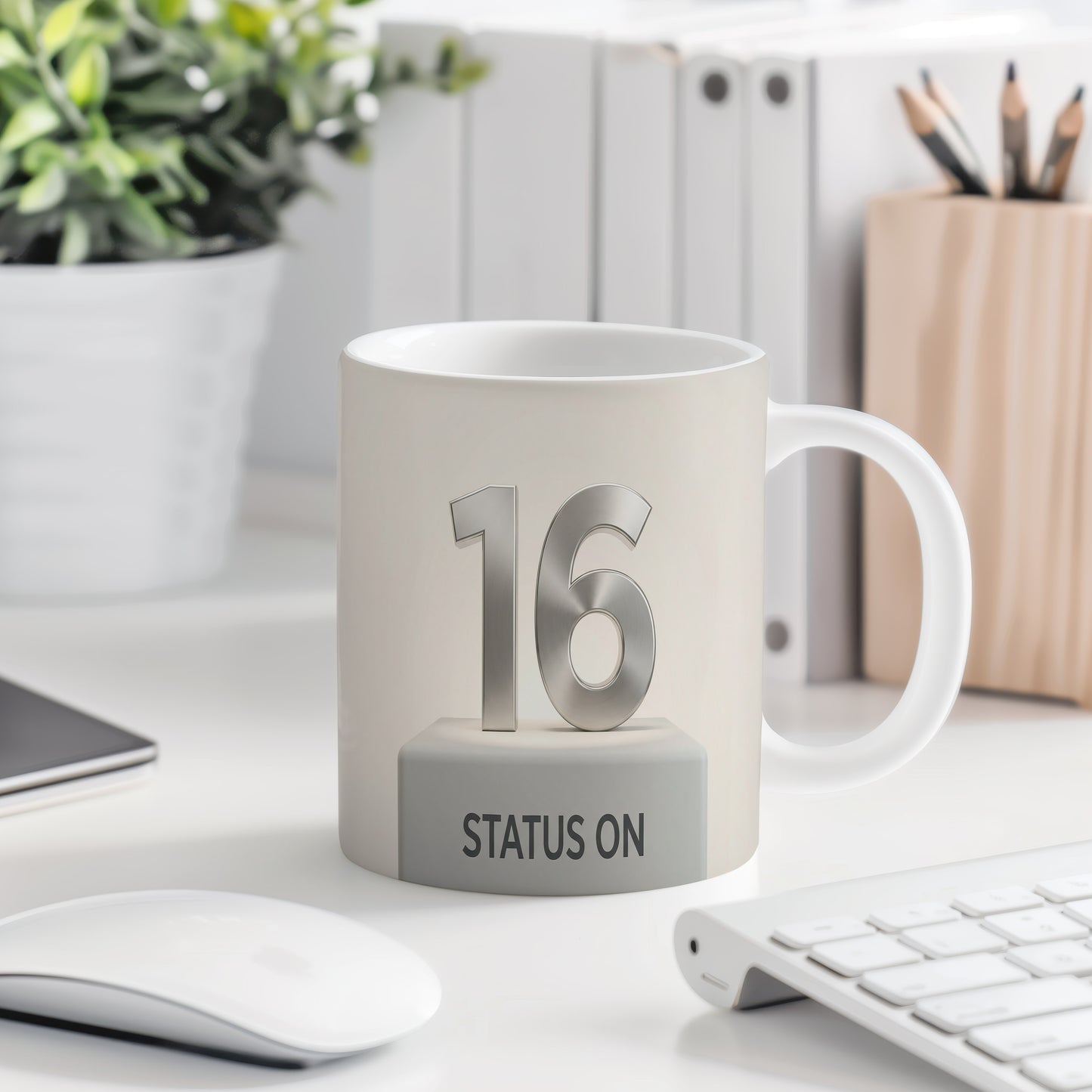Narozeninový hrnek 16 let – STATUS ON