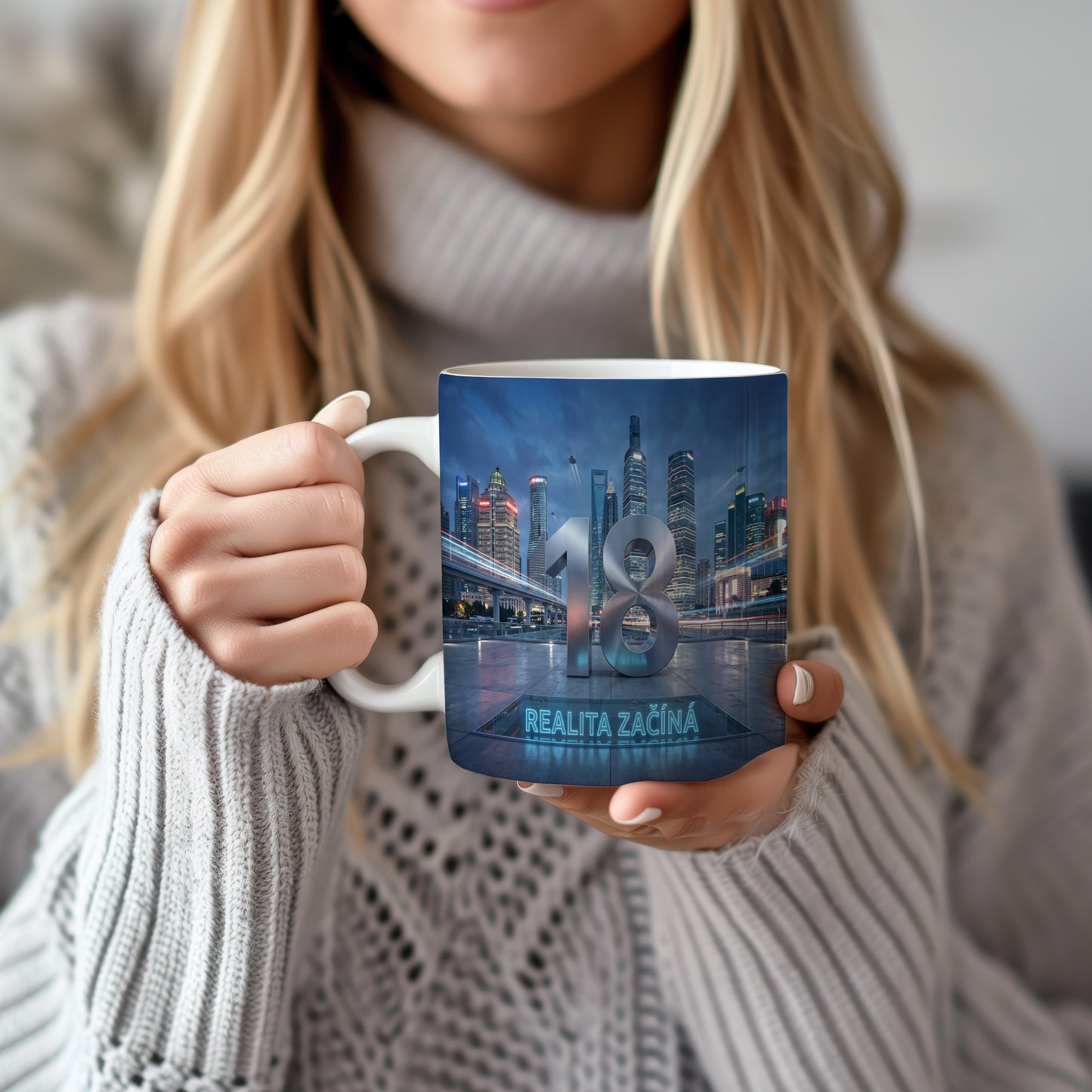 Narozeninový hrnek 18 let – REALITA ZAČÍNÁ