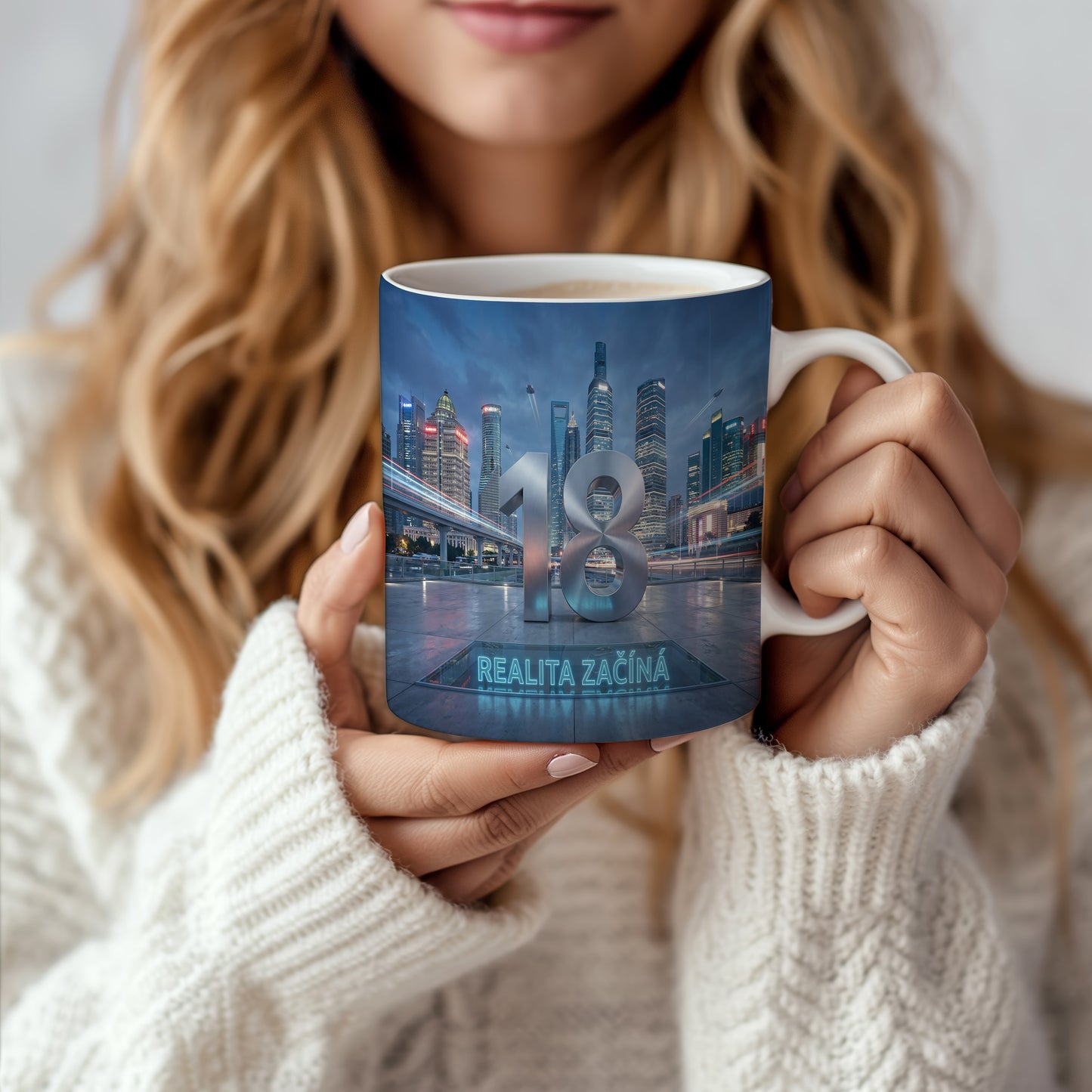 Narozeninový hrnek 18 let – REALITA ZAČÍNÁ
