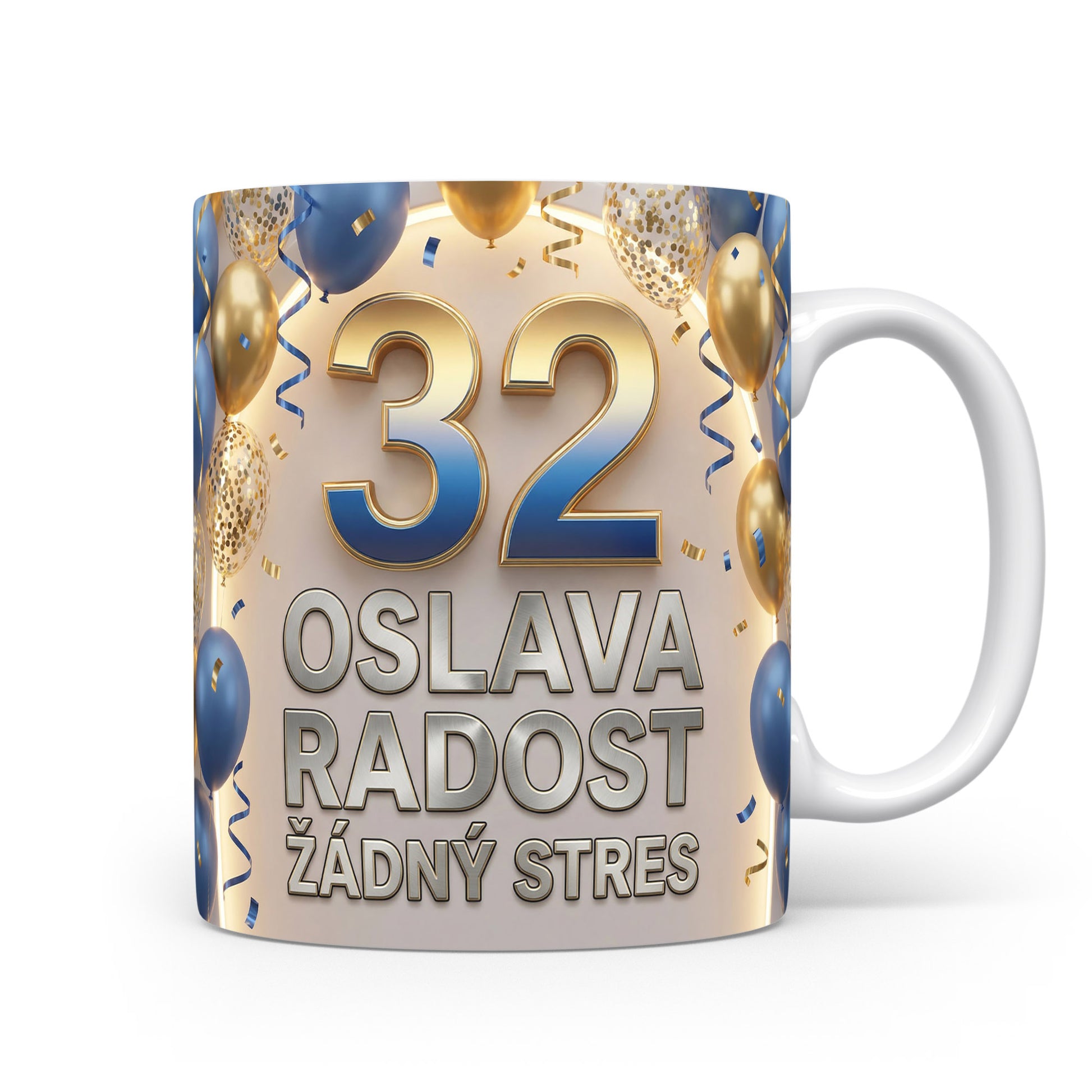 Narozeninový hrnek s číslem 32