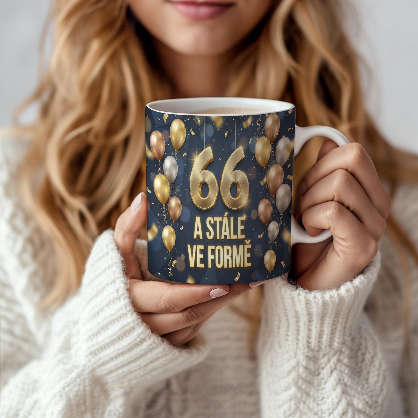 Narozeninový hrnek 66 let – A STÁLE VE FORMĚ