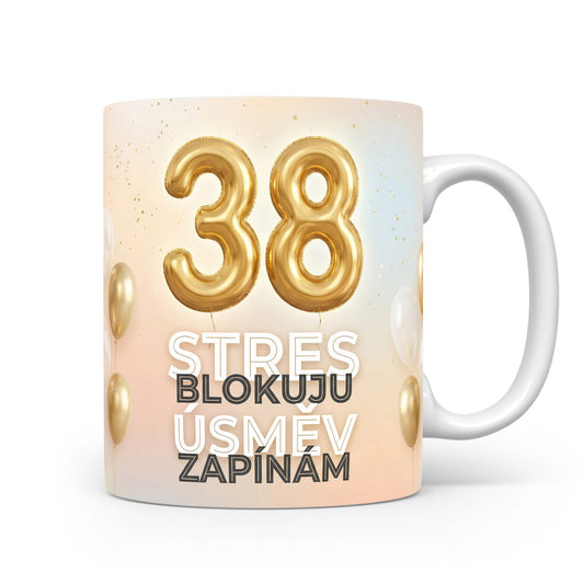 Narozeninový hrnek s číslem 38
