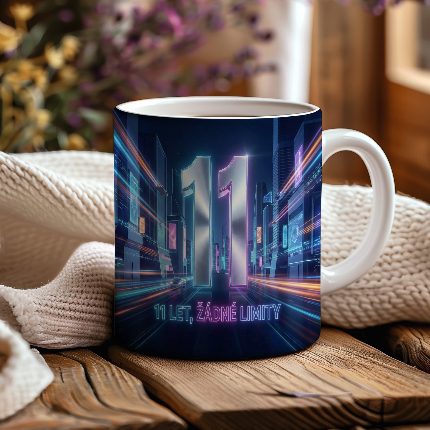 Narozeninový hrnek 11 let – 11 LET, ŽÁDNÉ LIMITY