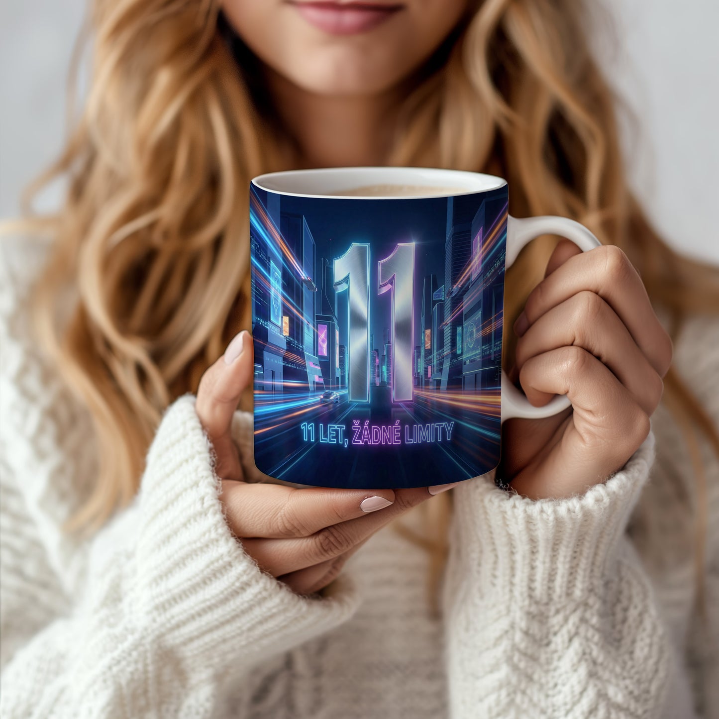 Narozeninový hrnek 11 let – 11 LET, ŽÁDNÉ LIMITY