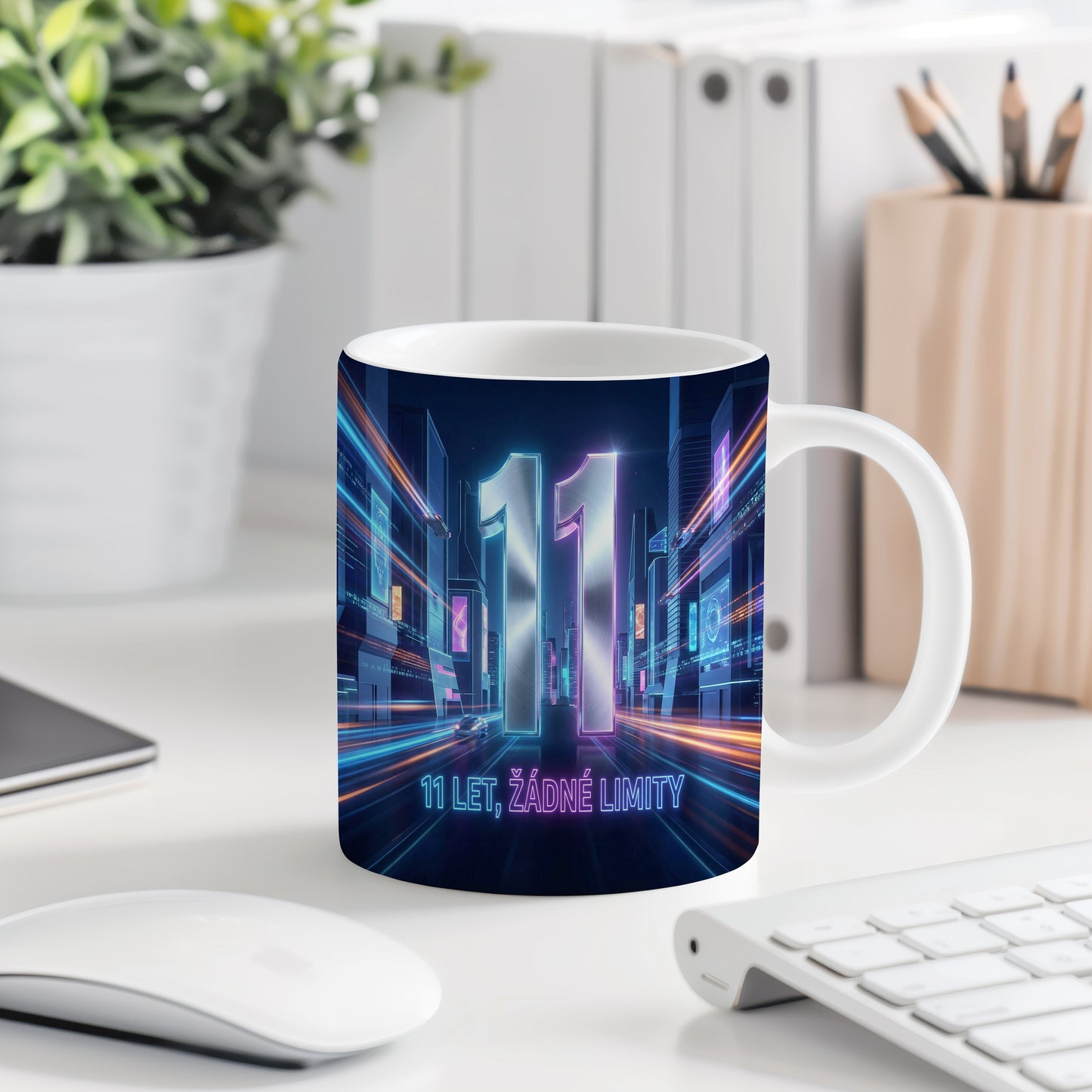 Narozeninový hrnek 11 let – 11 LET, ŽÁDNÉ LIMITY