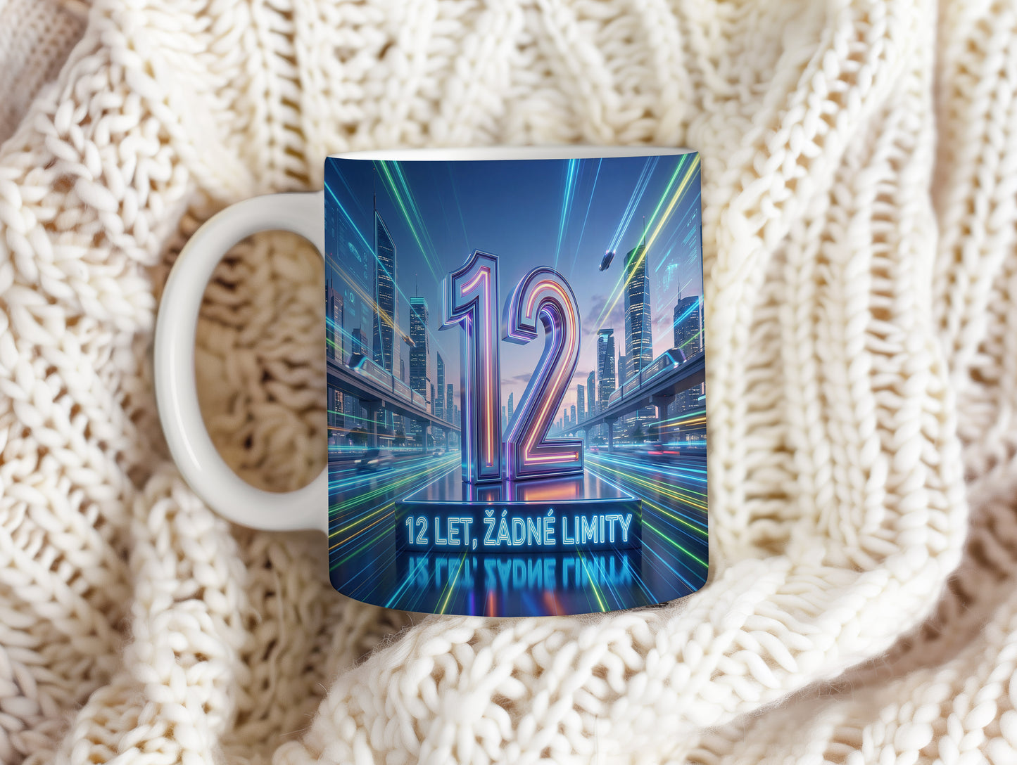Narozeninový hrnek 12 let – 12 LET, ŽÁDNÉ LIMITY