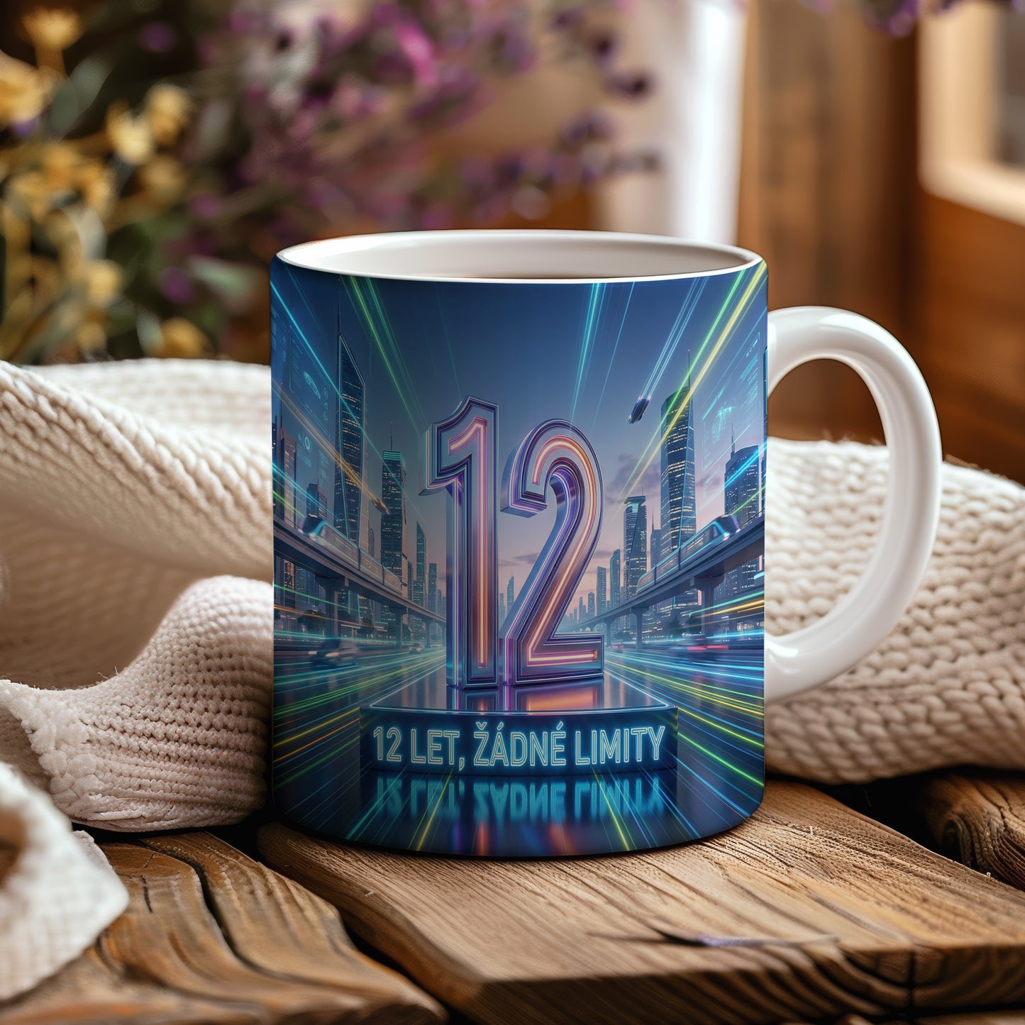 Narozeninový hrnek 12 let – 12 LET, ŽÁDNÉ LIMITY