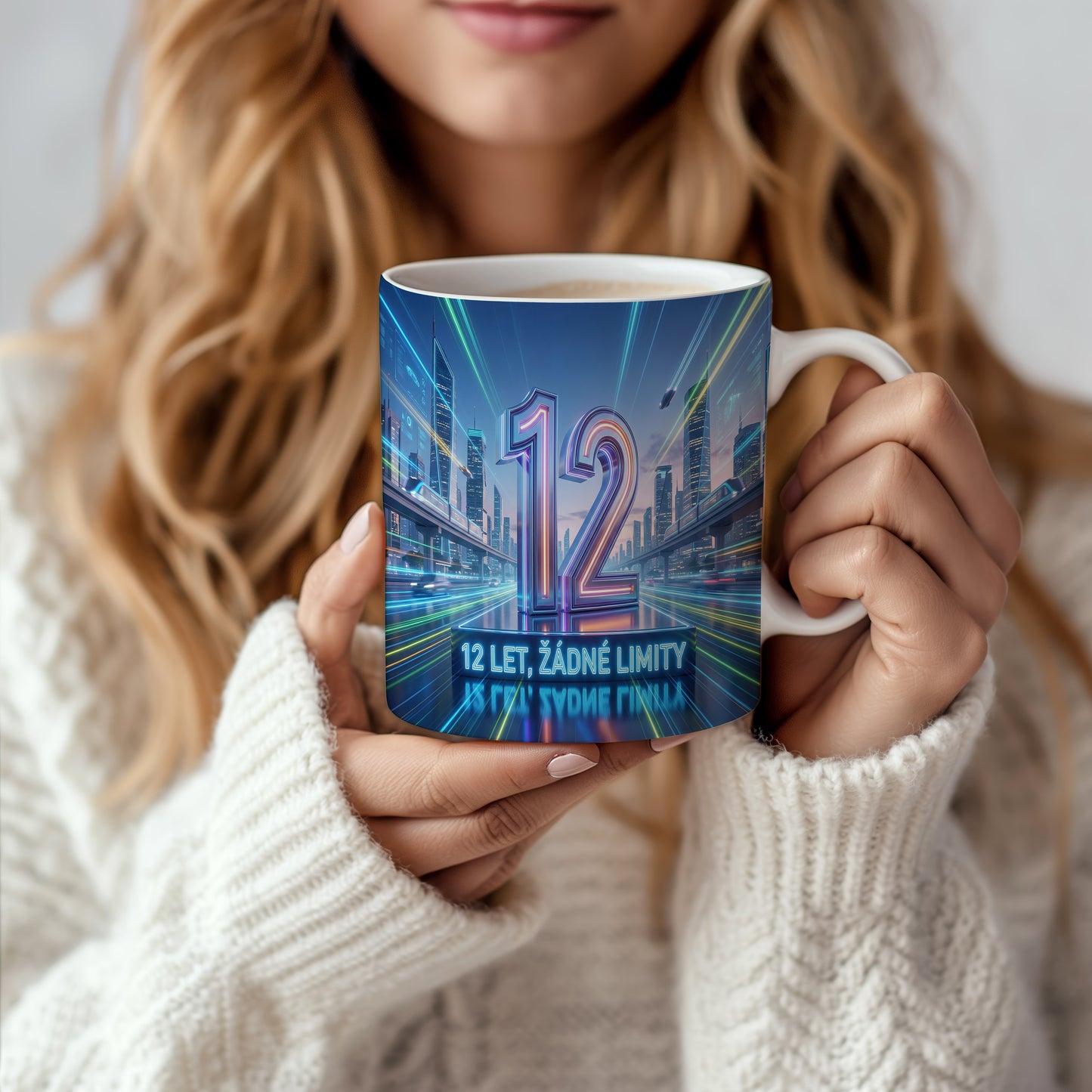 Narozeninový hrnek 12 let – 12 LET, ŽÁDNÉ LIMITY