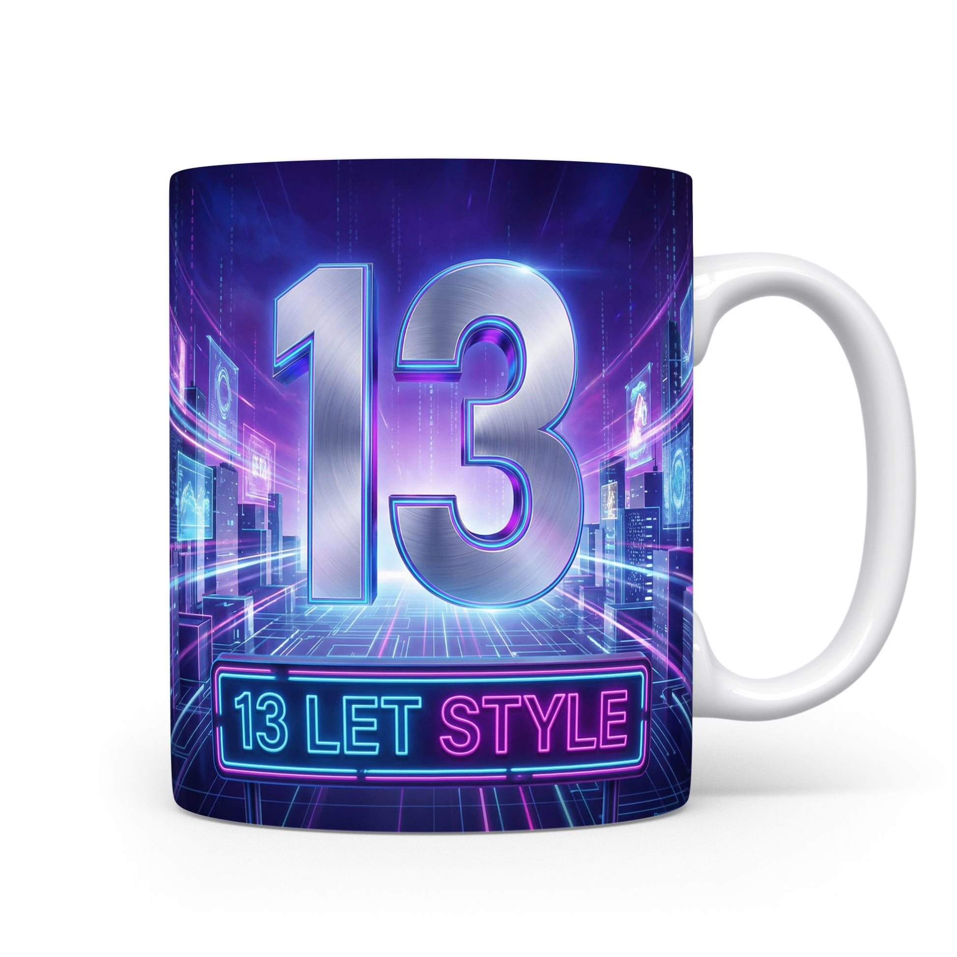 Hrnček s číslem 13 a nápisem 13 LET STYLE