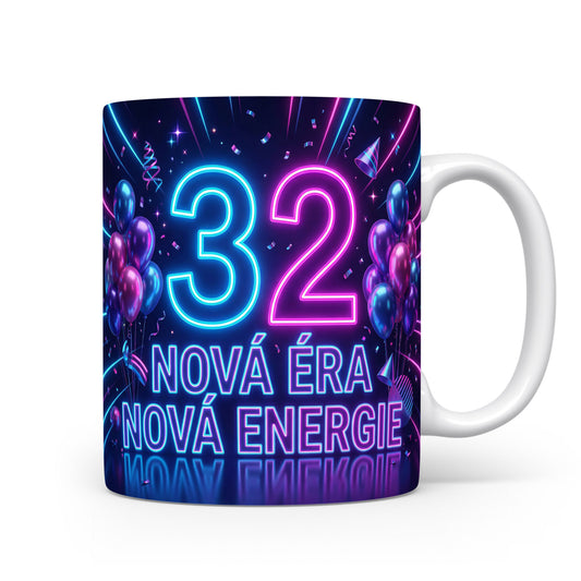Narozeninový hrnek s číslem 32