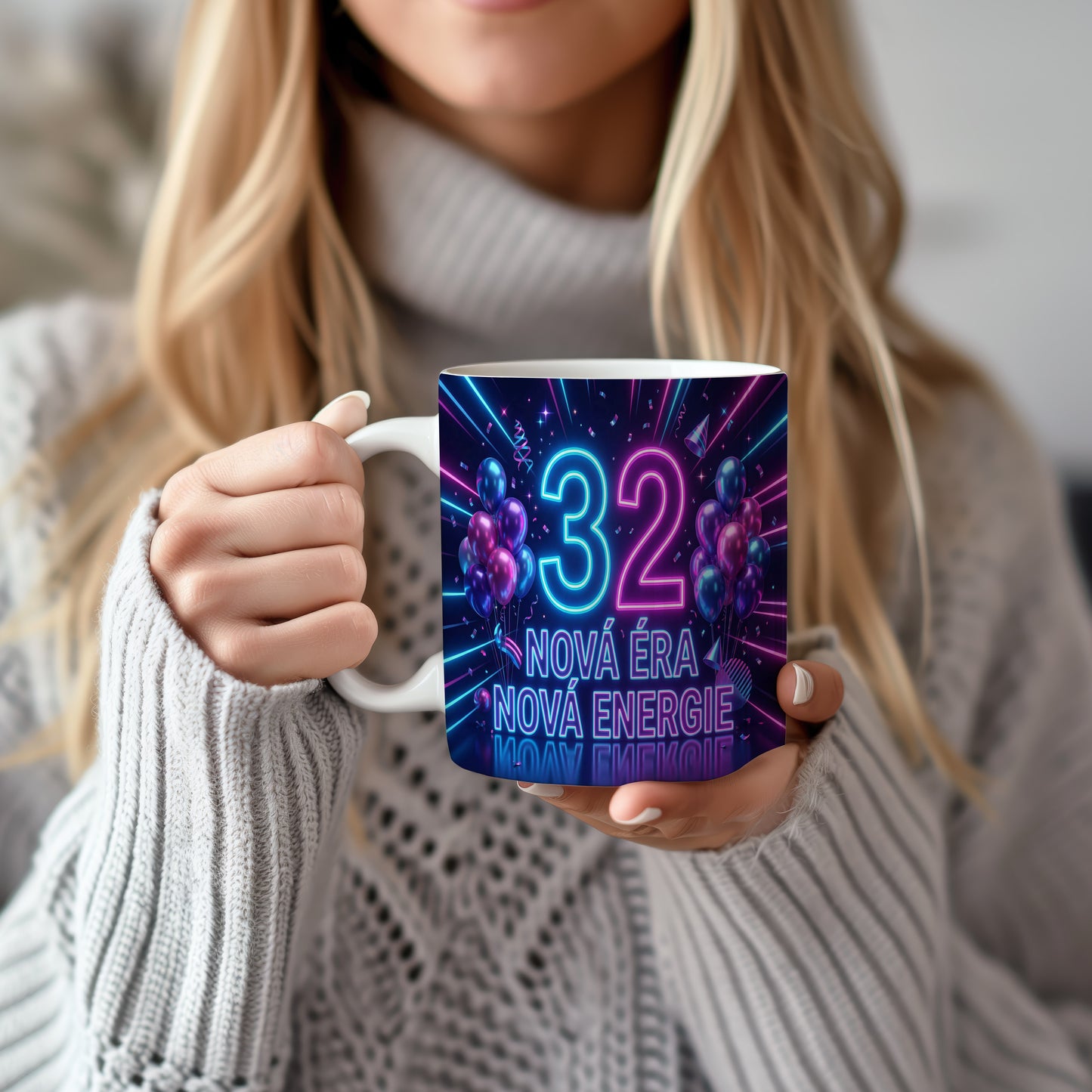 Narozeninový hrnek 32 let – NOVÁ ÉRA NOVÁ ENERGIE