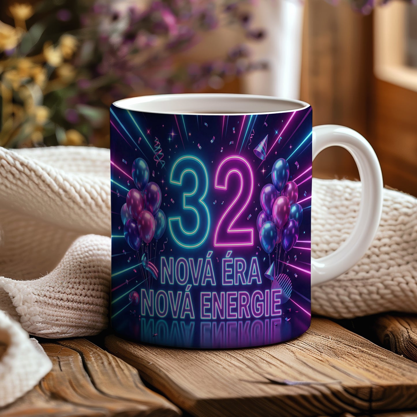 Narozeninový hrnek 32 let – NOVÁ ÉRA NOVÁ ENERGIE